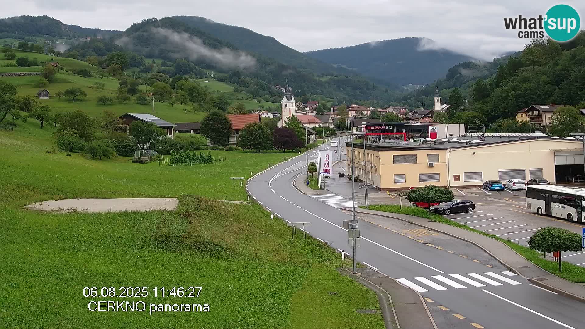 Cerkno ulaz u grad – Kamera uživo