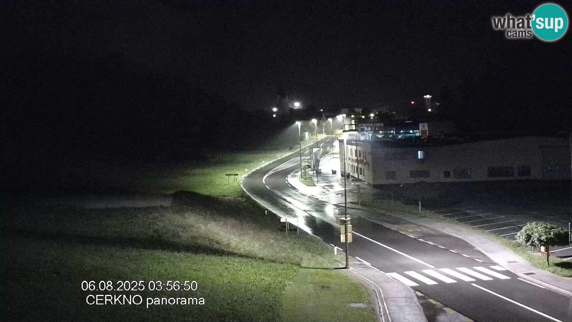 Cerkno city entrance Live Webcam
