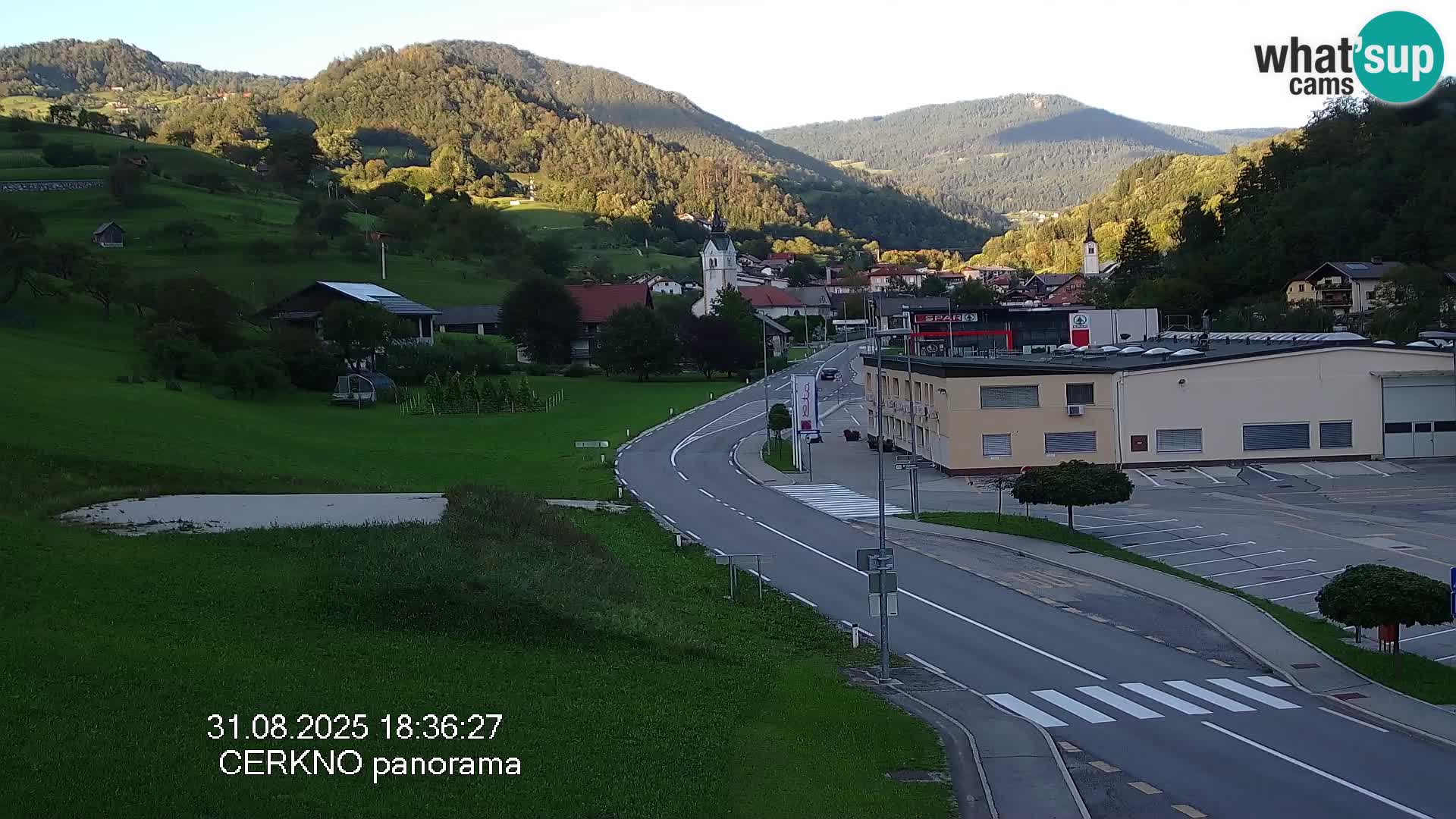 Webcam Ingresso Città di Cerkno