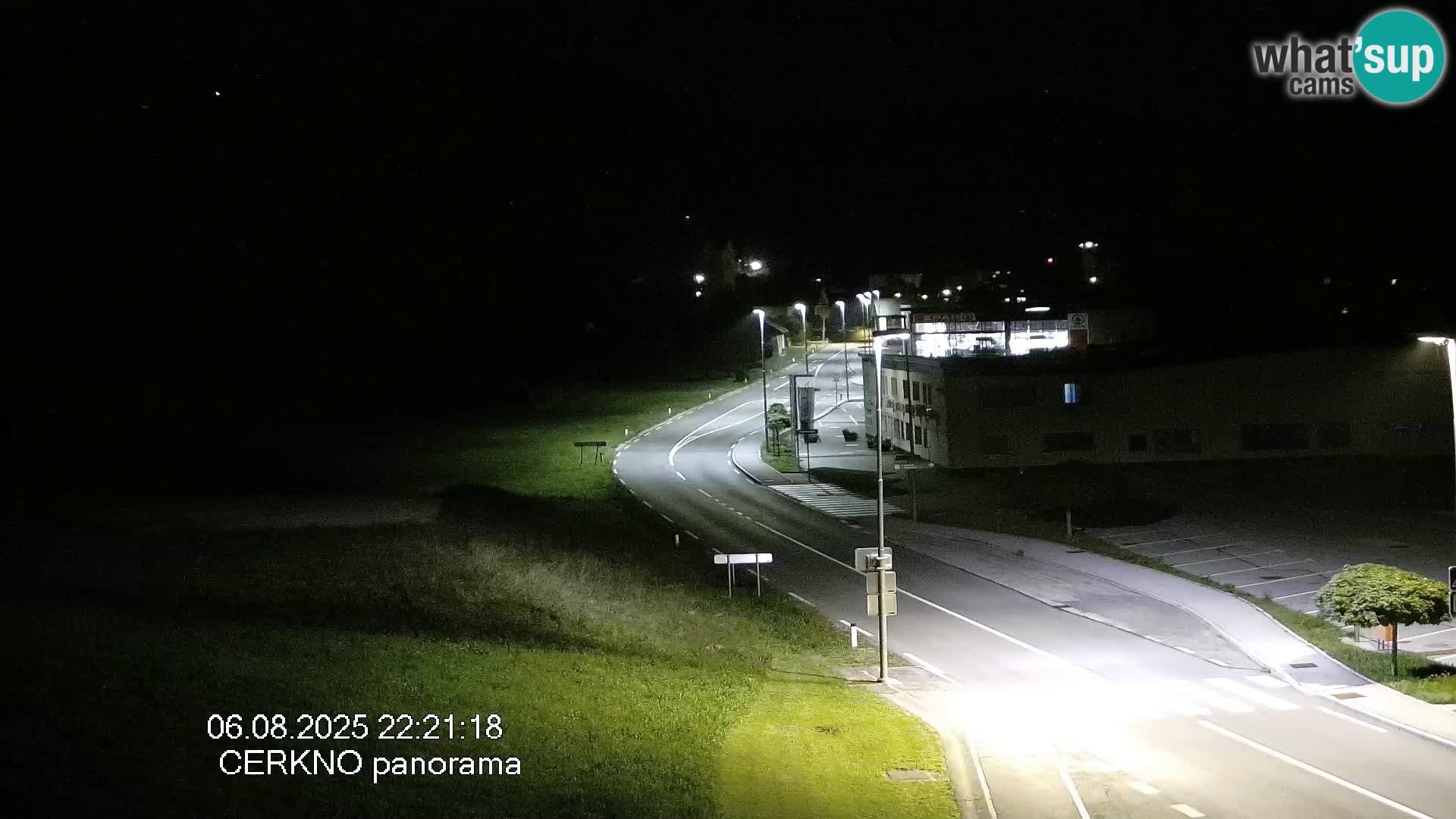 Cerkno city entrance Live Webcam