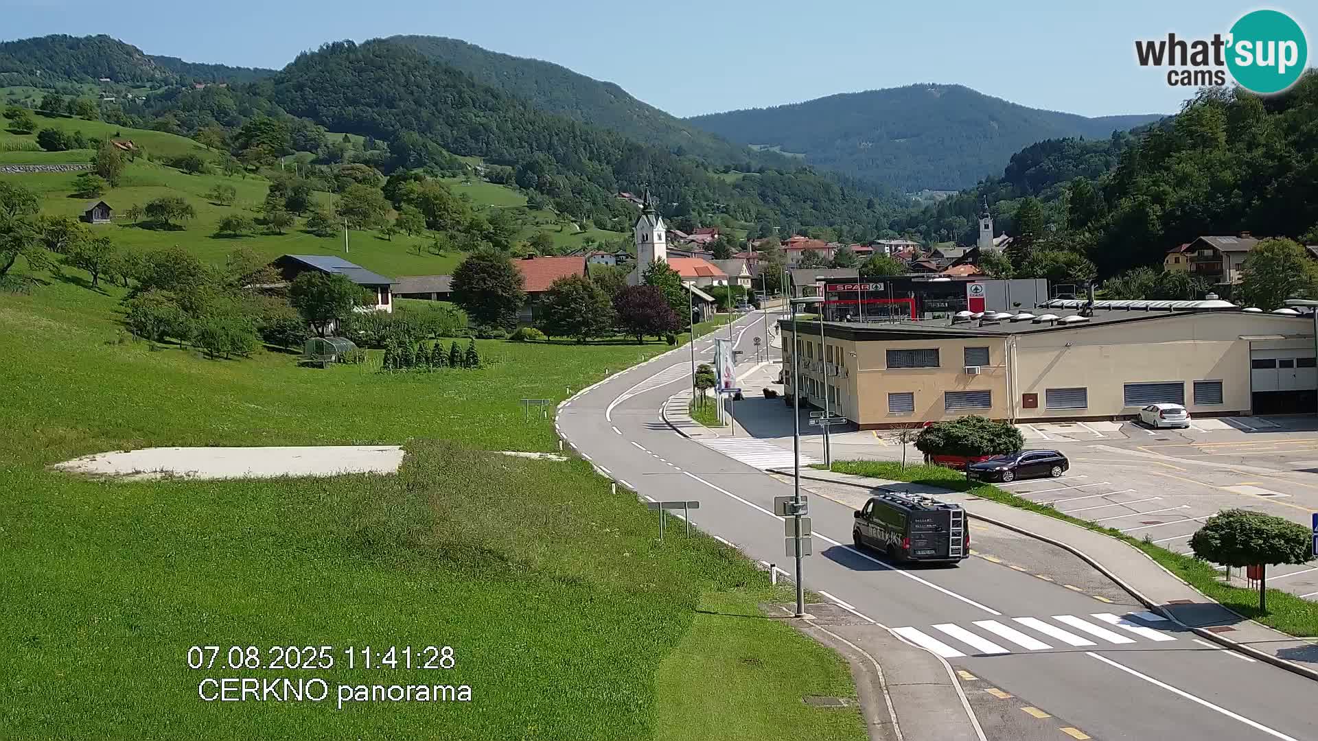 Cerkno Stadteingang Live-Webcam