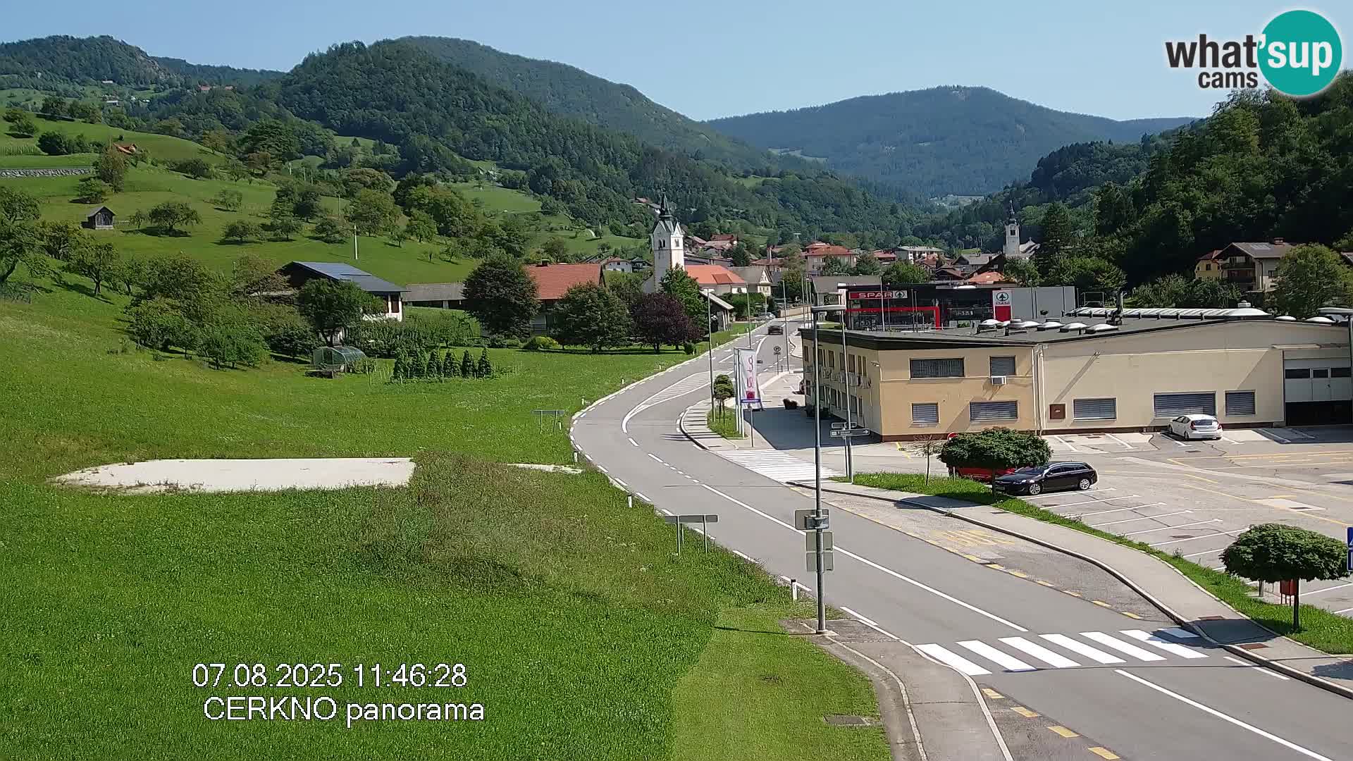 Cerkno Stadteingang Live-Webcam