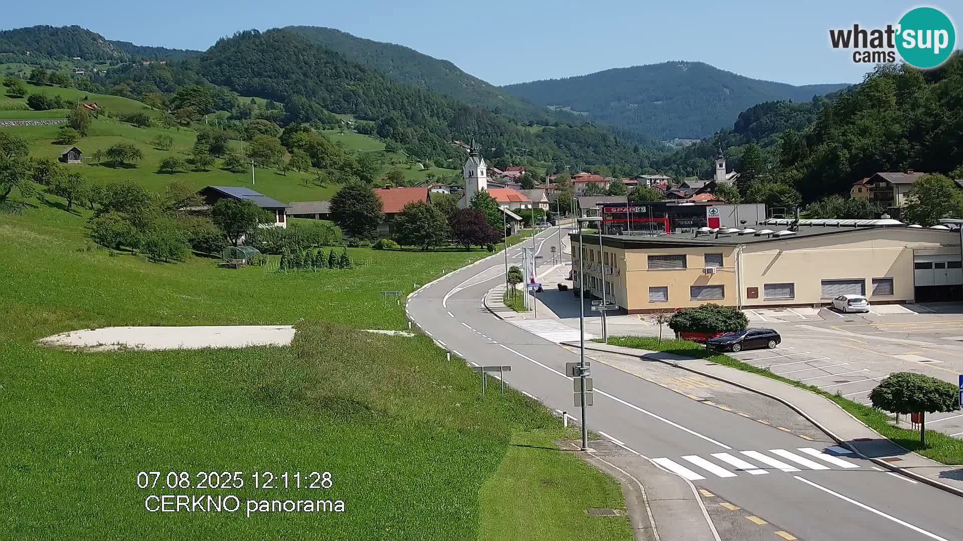 Cerkno Stadteingang Live-Webcam
