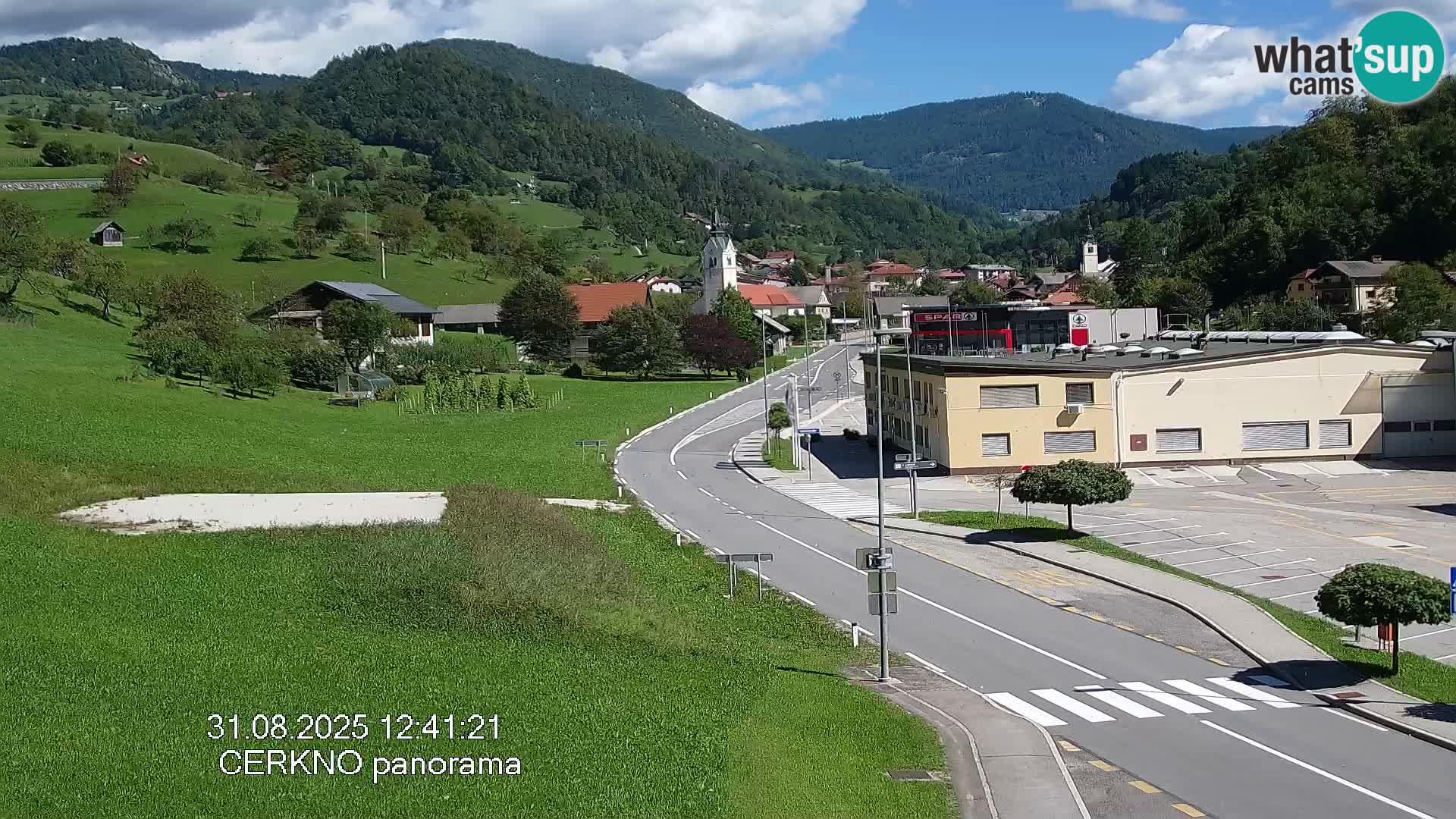 Cerkno Stadteingang Live-Webcam