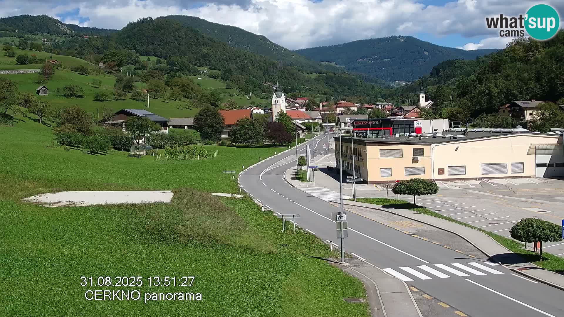 Cerkno Stadteingang Live-Webcam