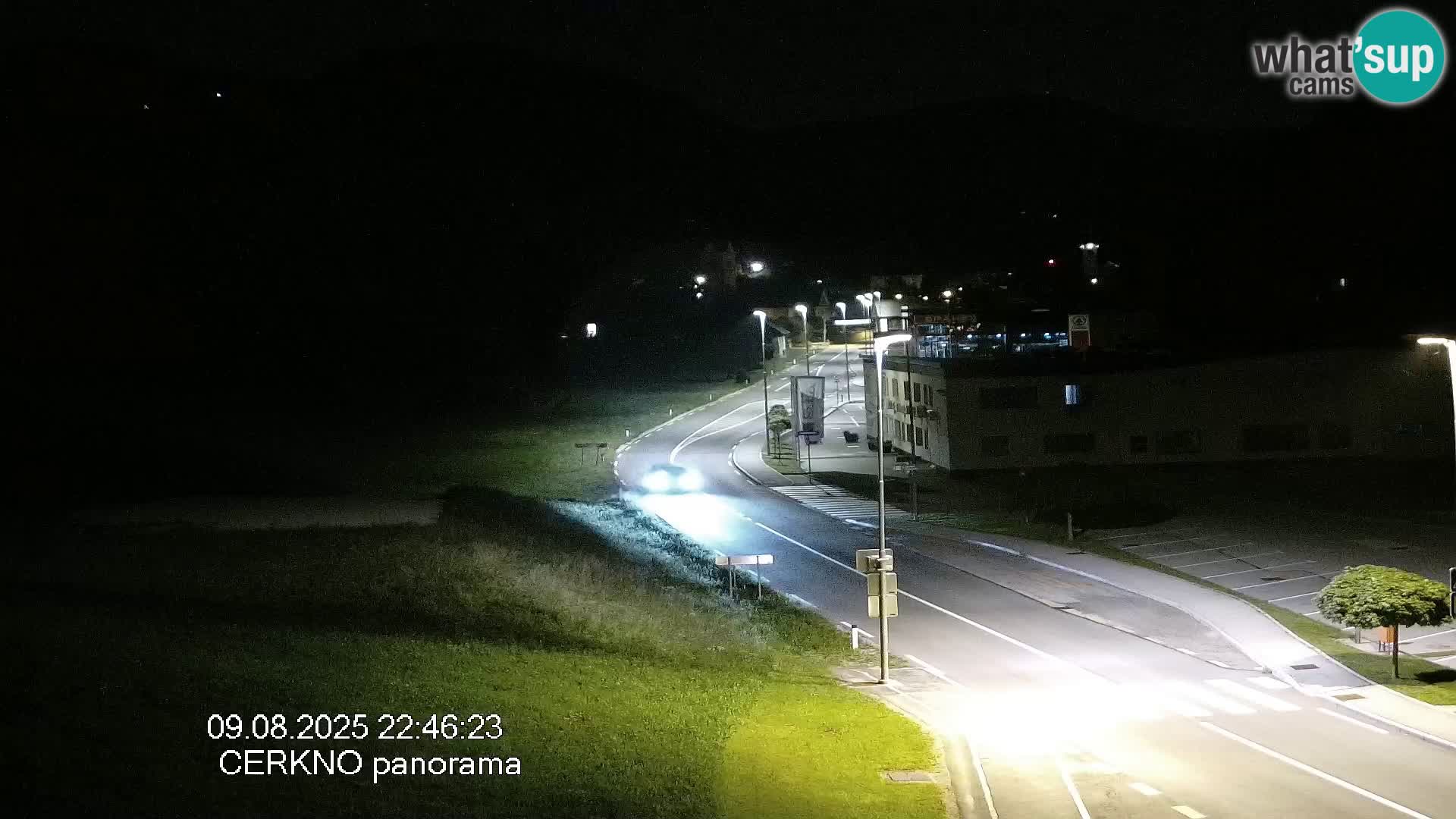 Cerkno city entrance Live Webcam