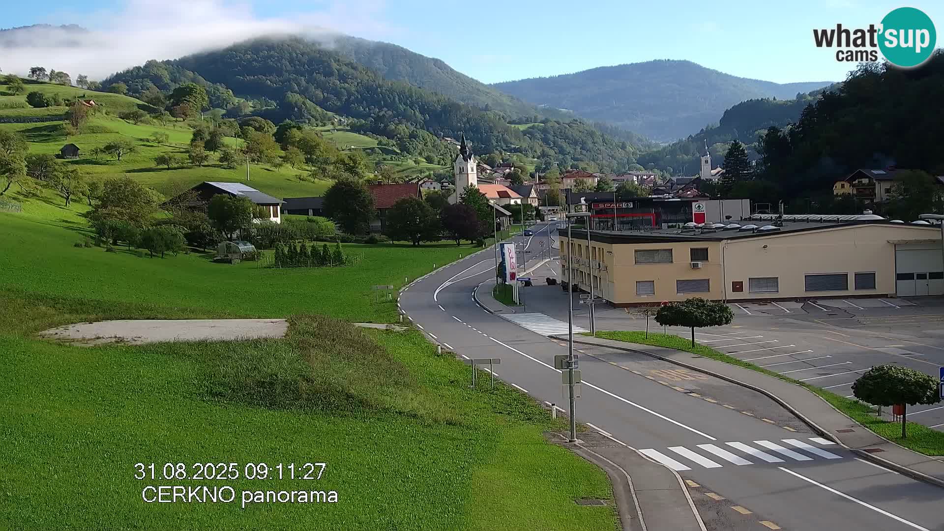 Cerkno ulaz u grad – Kamera uživo