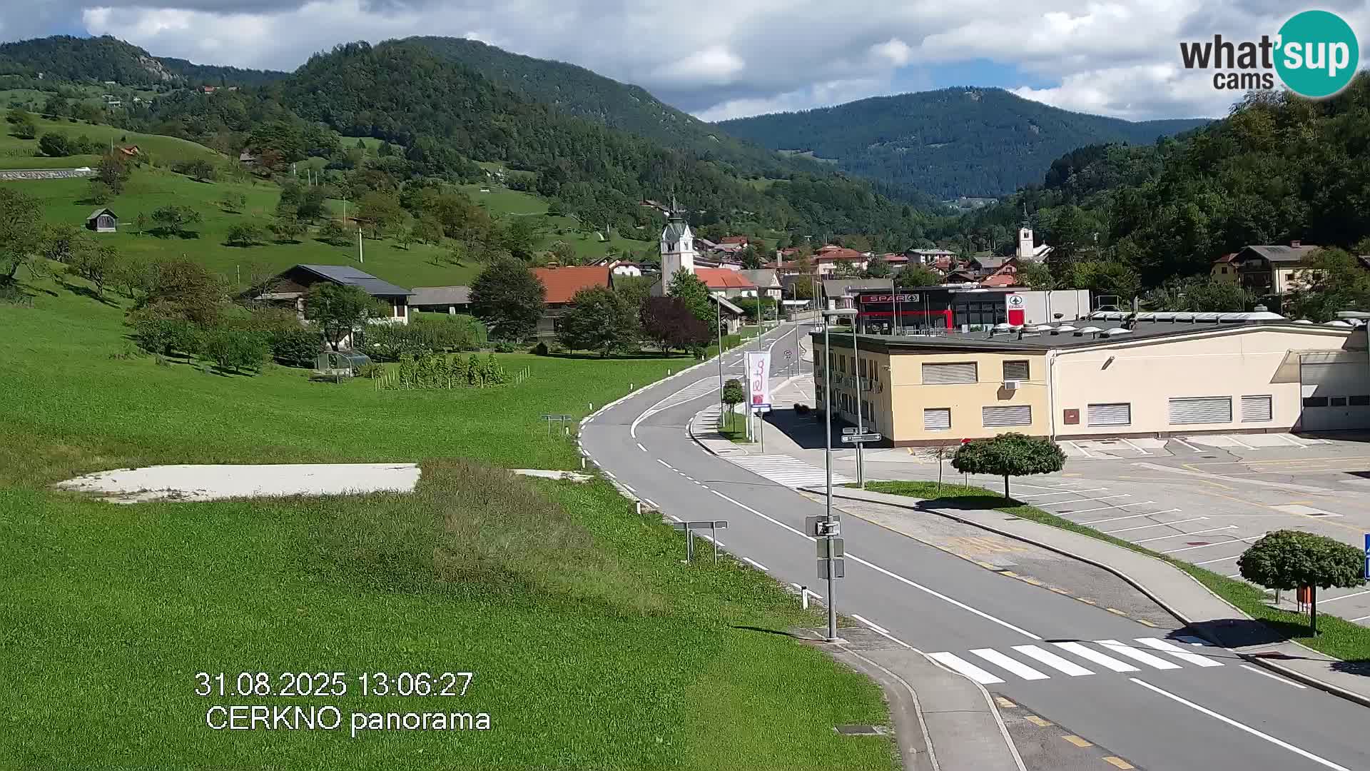Cerkno Stadteingang Live-Webcam