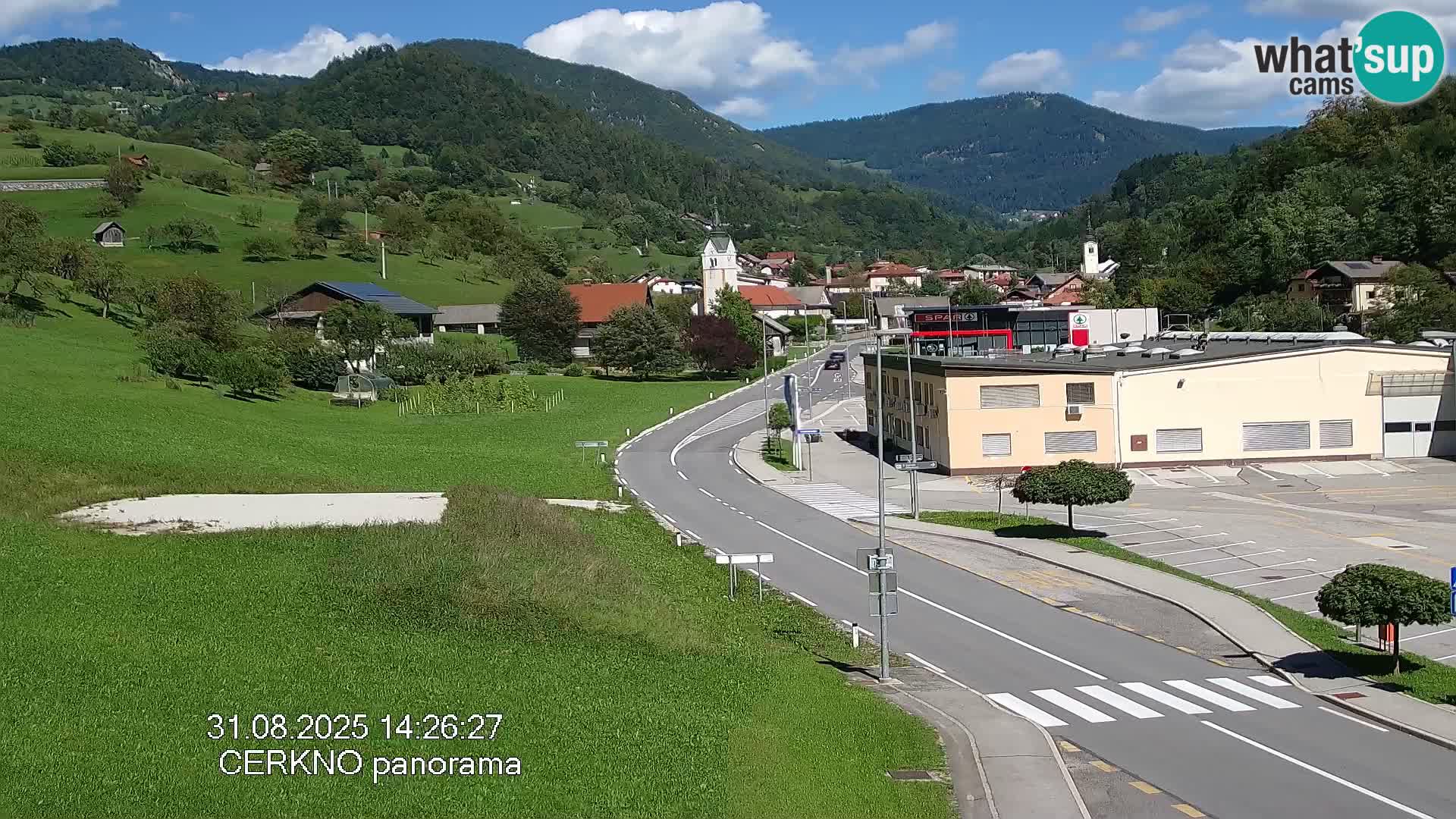 Cerkno Stadteingang Live-Webcam