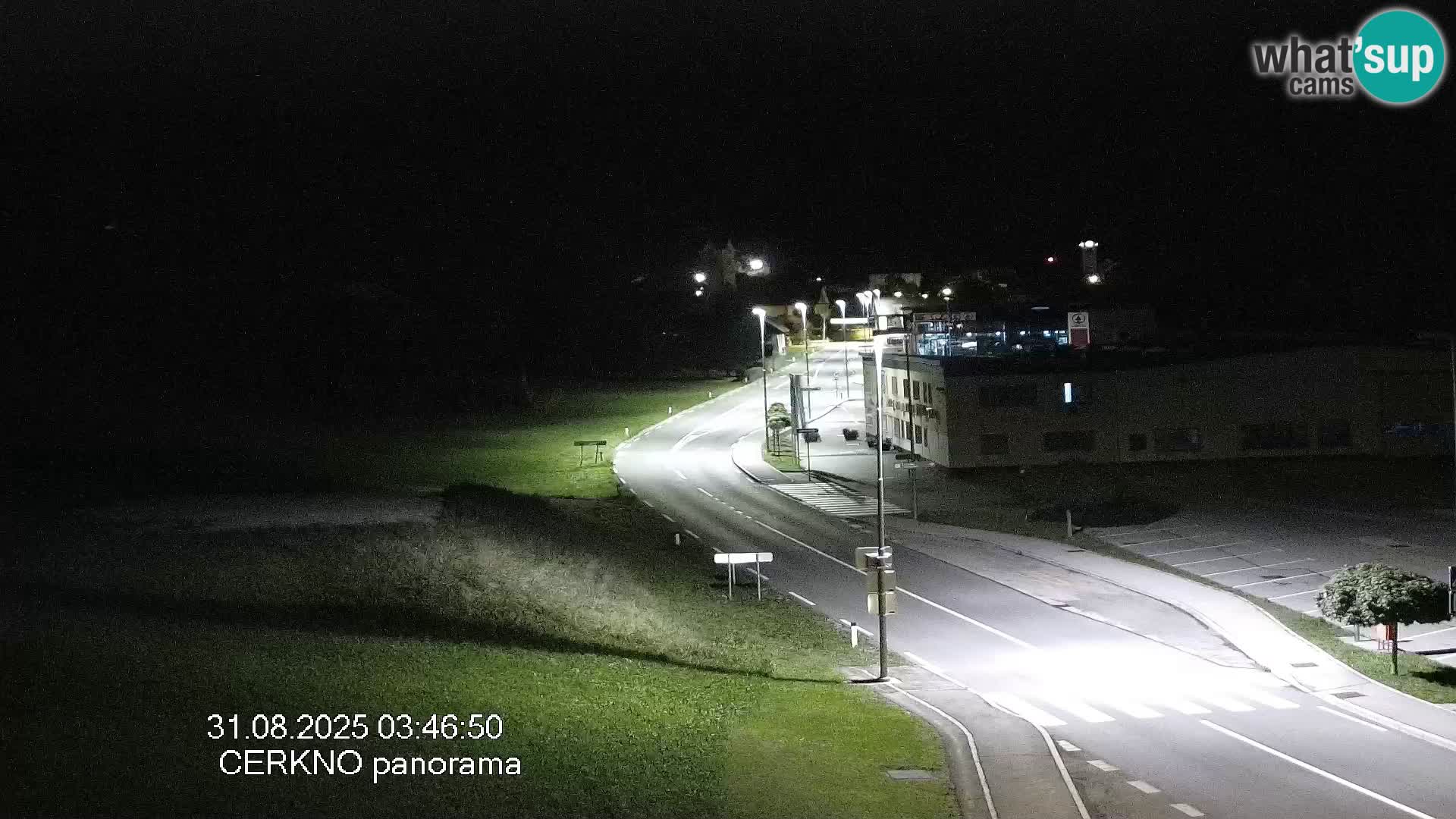Cerkno city entrance Live Webcam