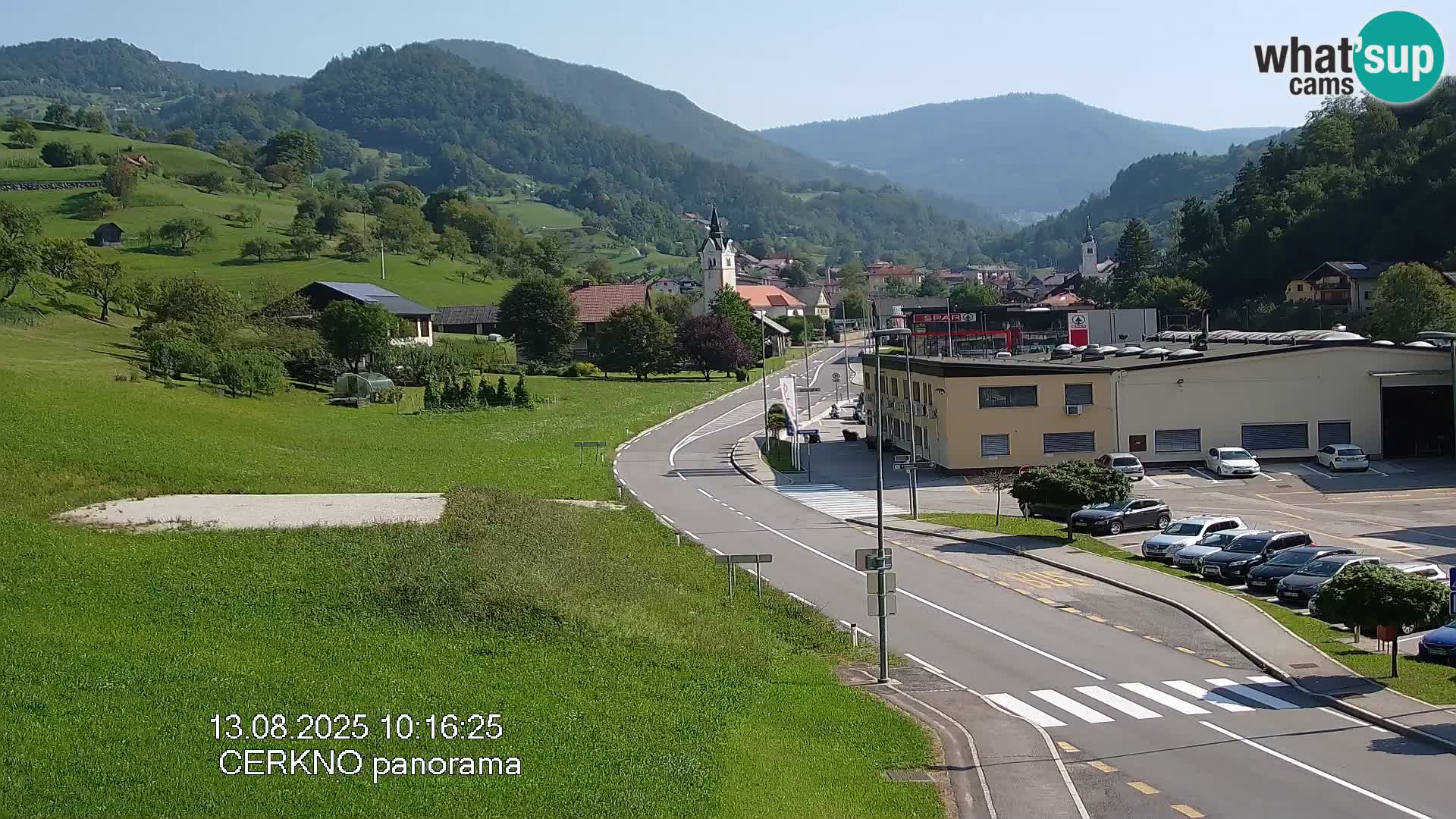 Cerkno ulaz u grad – Kamera uživo