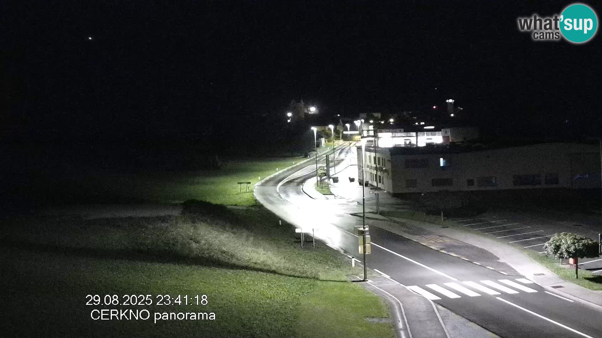 Cerkno city entrance Live Webcam