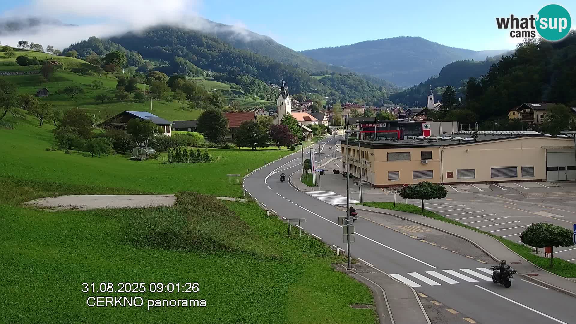 Webcam Ingresso Città di Cerkno