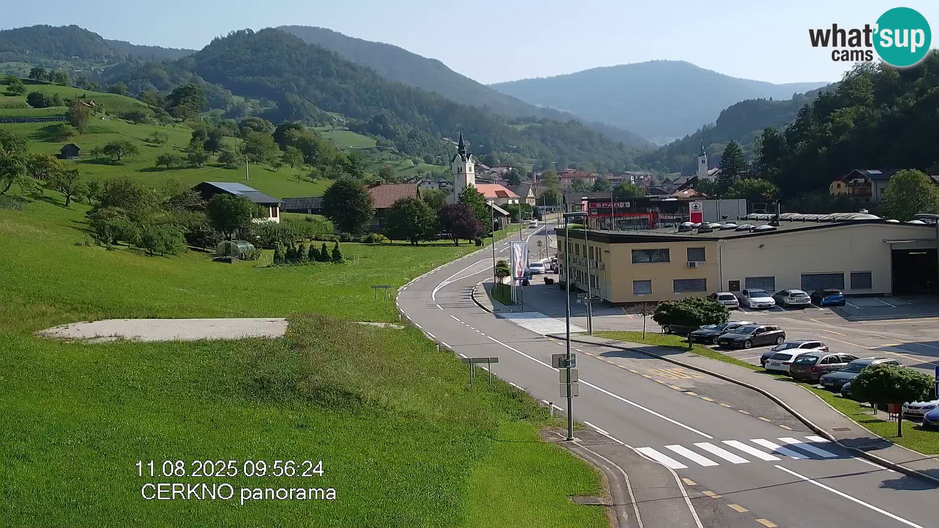 Webcam Ingresso Città di Cerkno