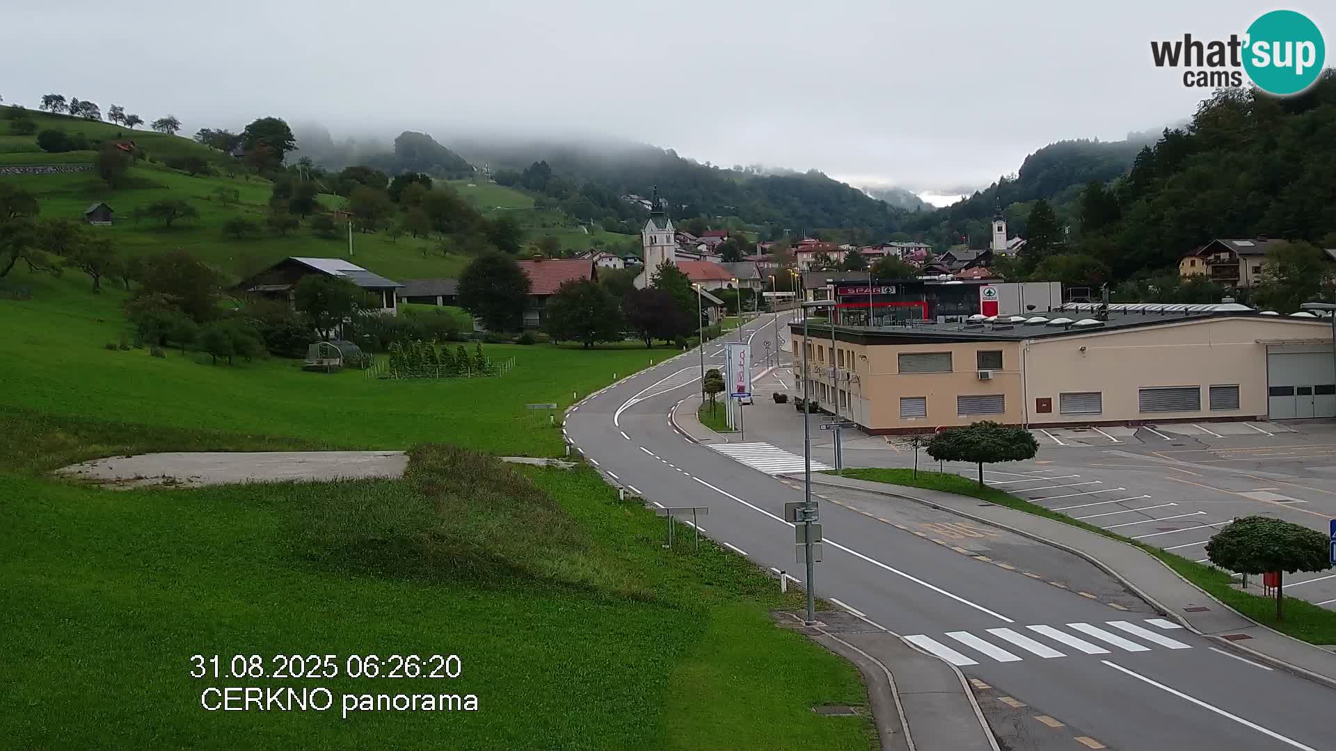 Cerkno ulaz u grad – Kamera uživo