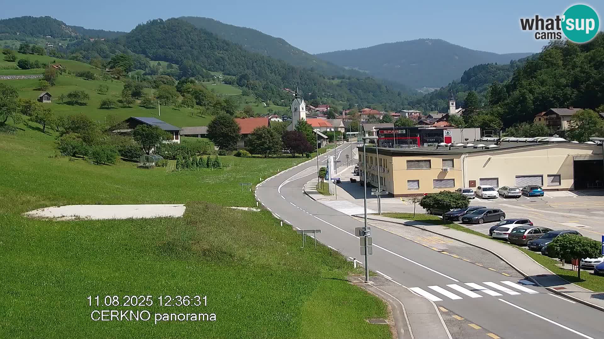 Cerkno ulaz u grad – Kamera uživo