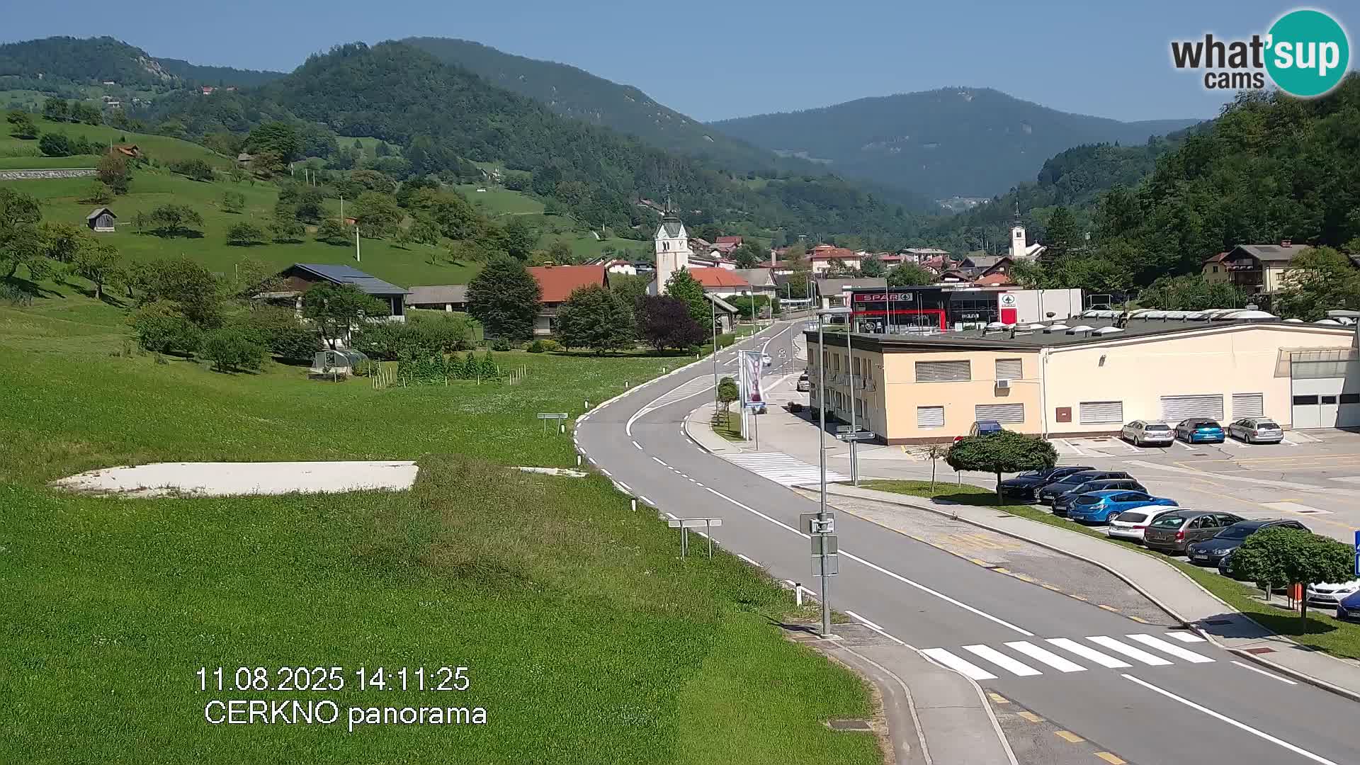 Cerkno ulaz u grad – Kamera uživo