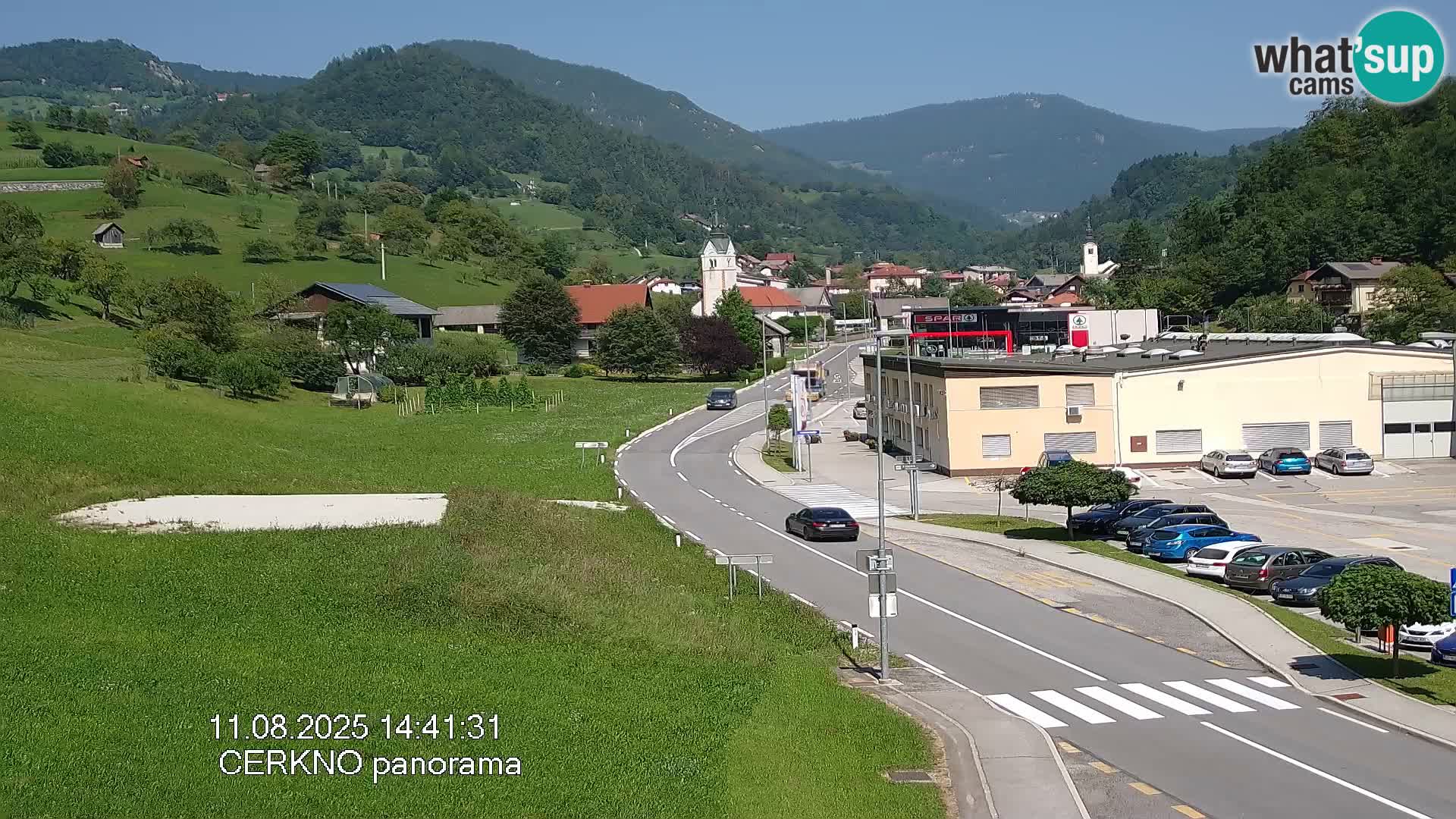 Cerkno Stadteingang Live-Webcam