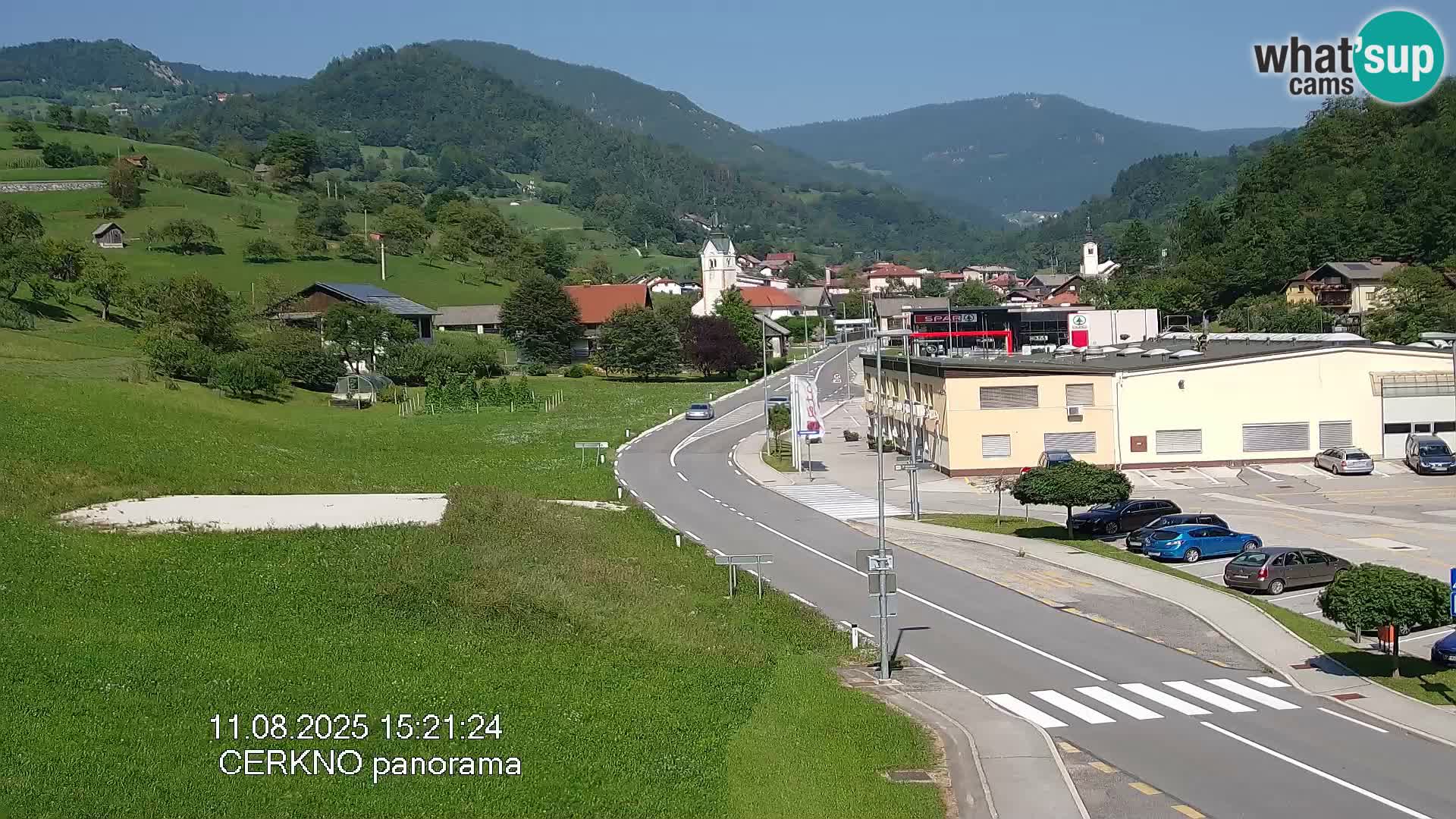 Cerkno ulaz u grad – Kamera uživo