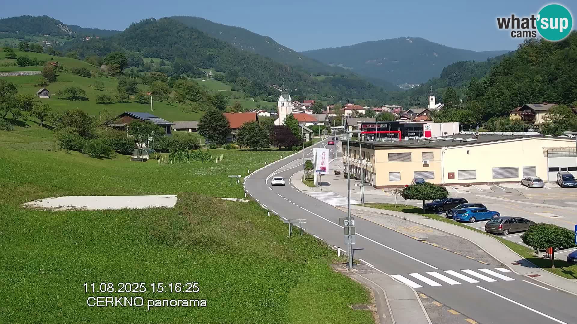Cerkno ulaz u grad – Kamera uživo