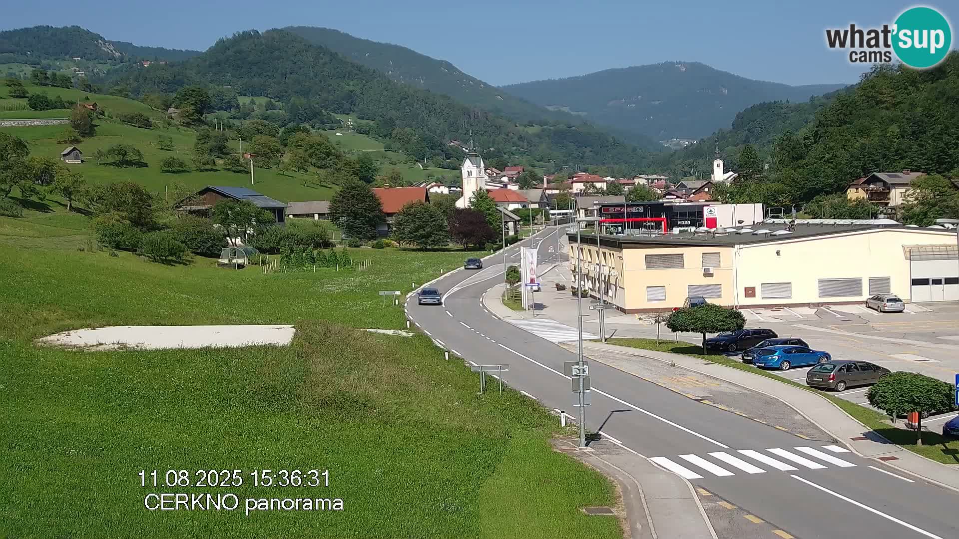 Cerkno ulaz u grad – Kamera uživo