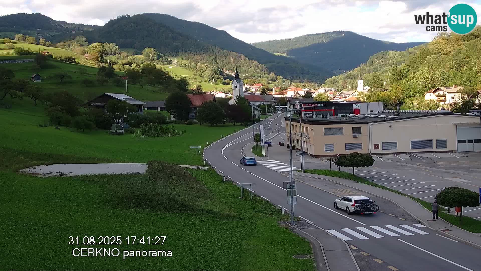 Cerkno ulaz u grad – Kamera uživo
