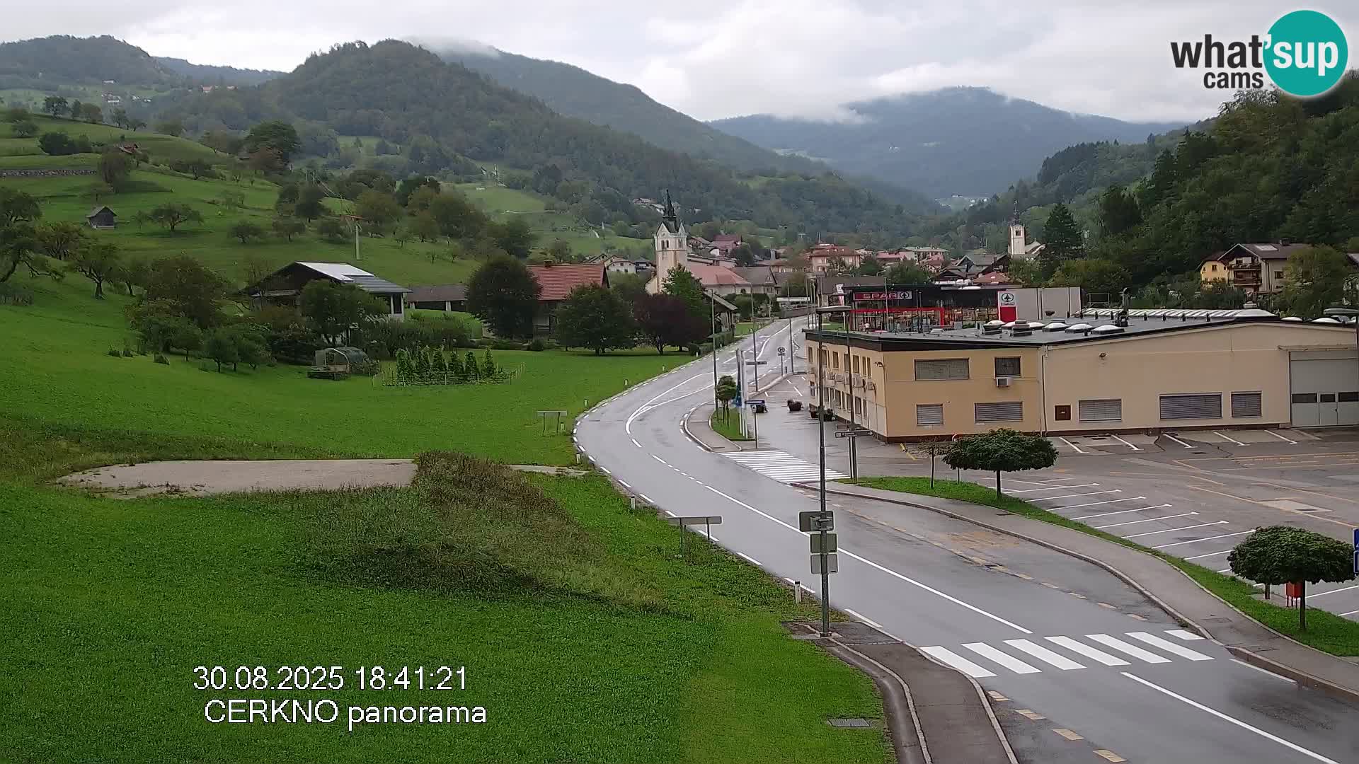 Cerkno Stadteingang Live-Webcam