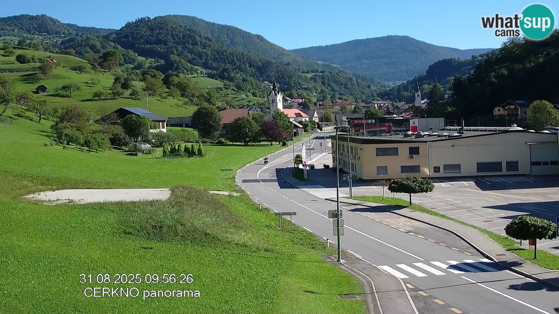 Cerkno Stadteingang Live-Webcam