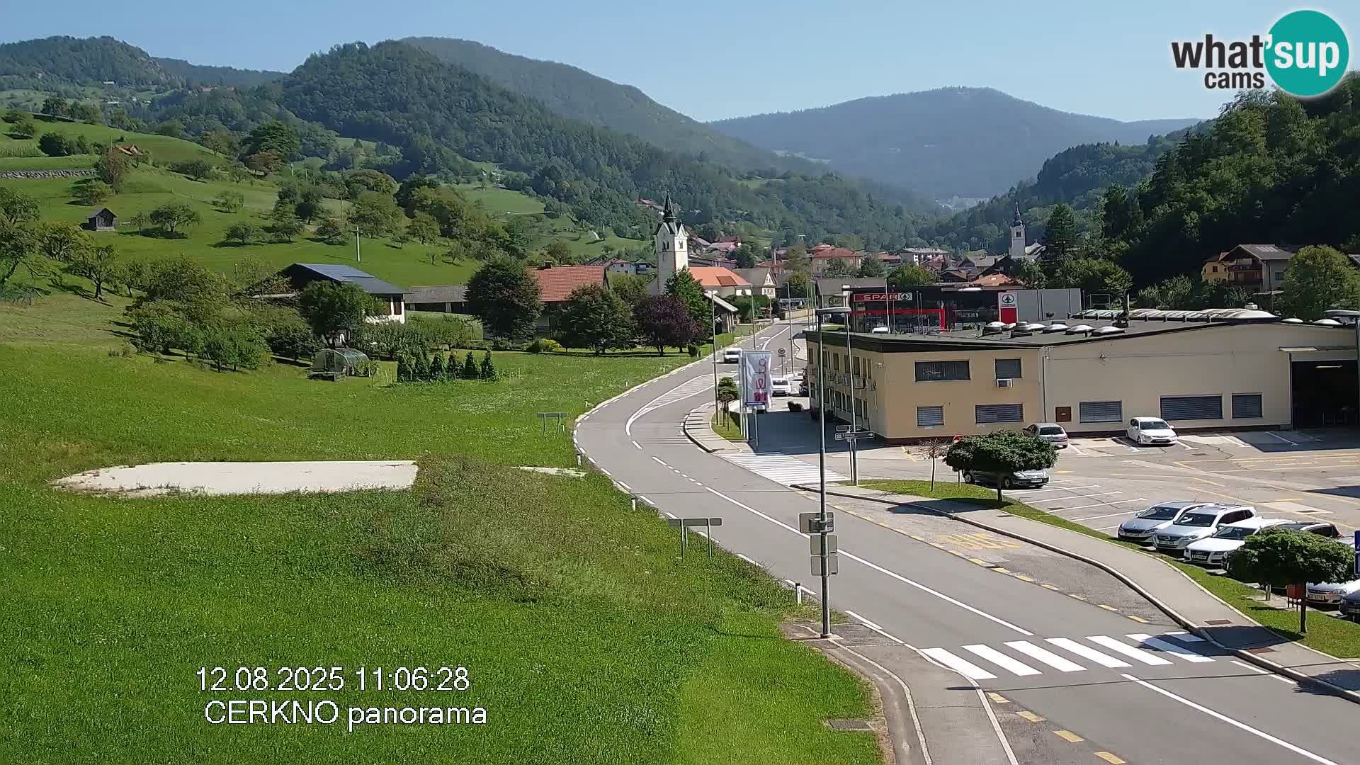 Webcam Ingresso Città di Cerkno