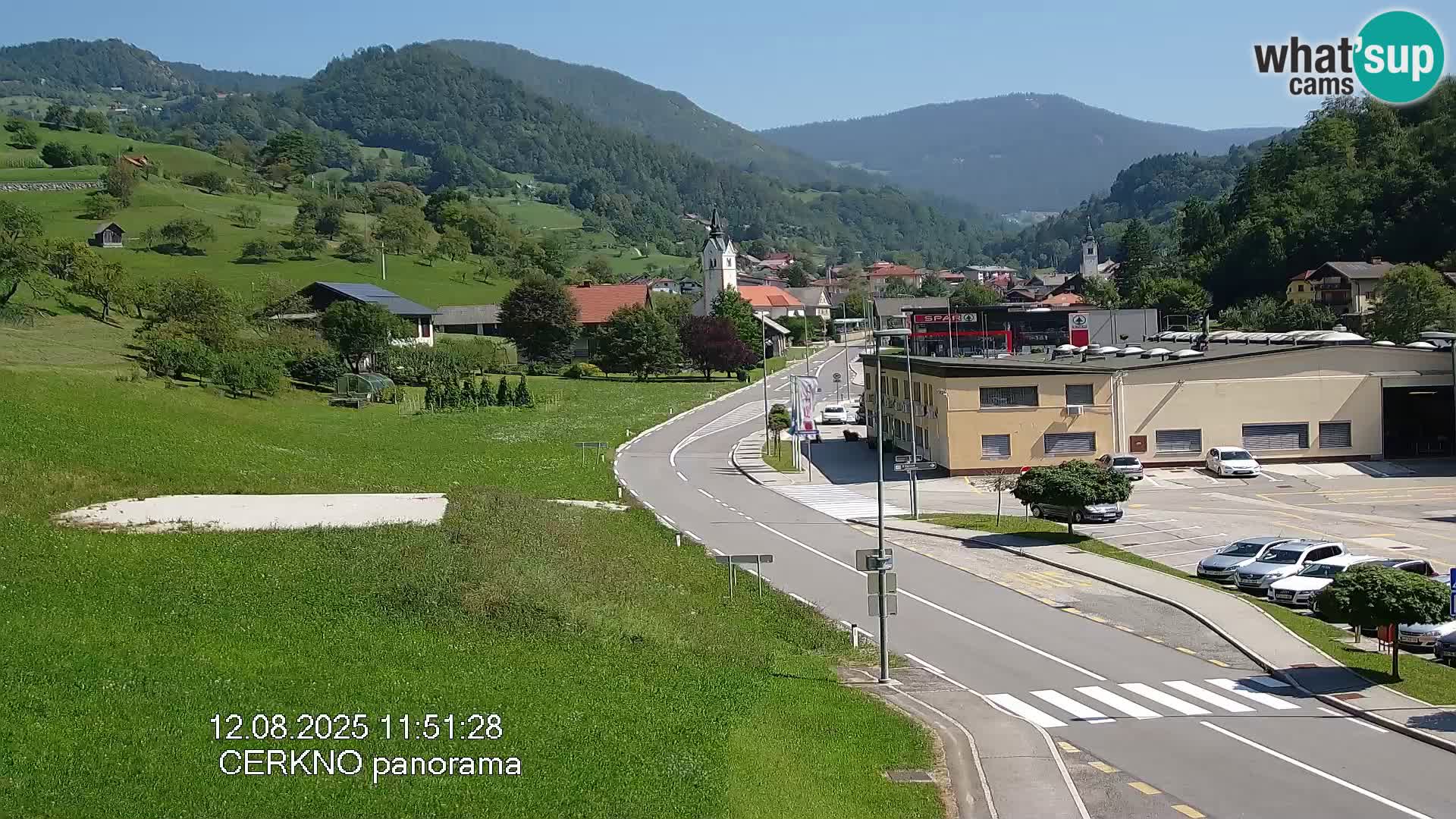 Webcam Ingresso Città di Cerkno