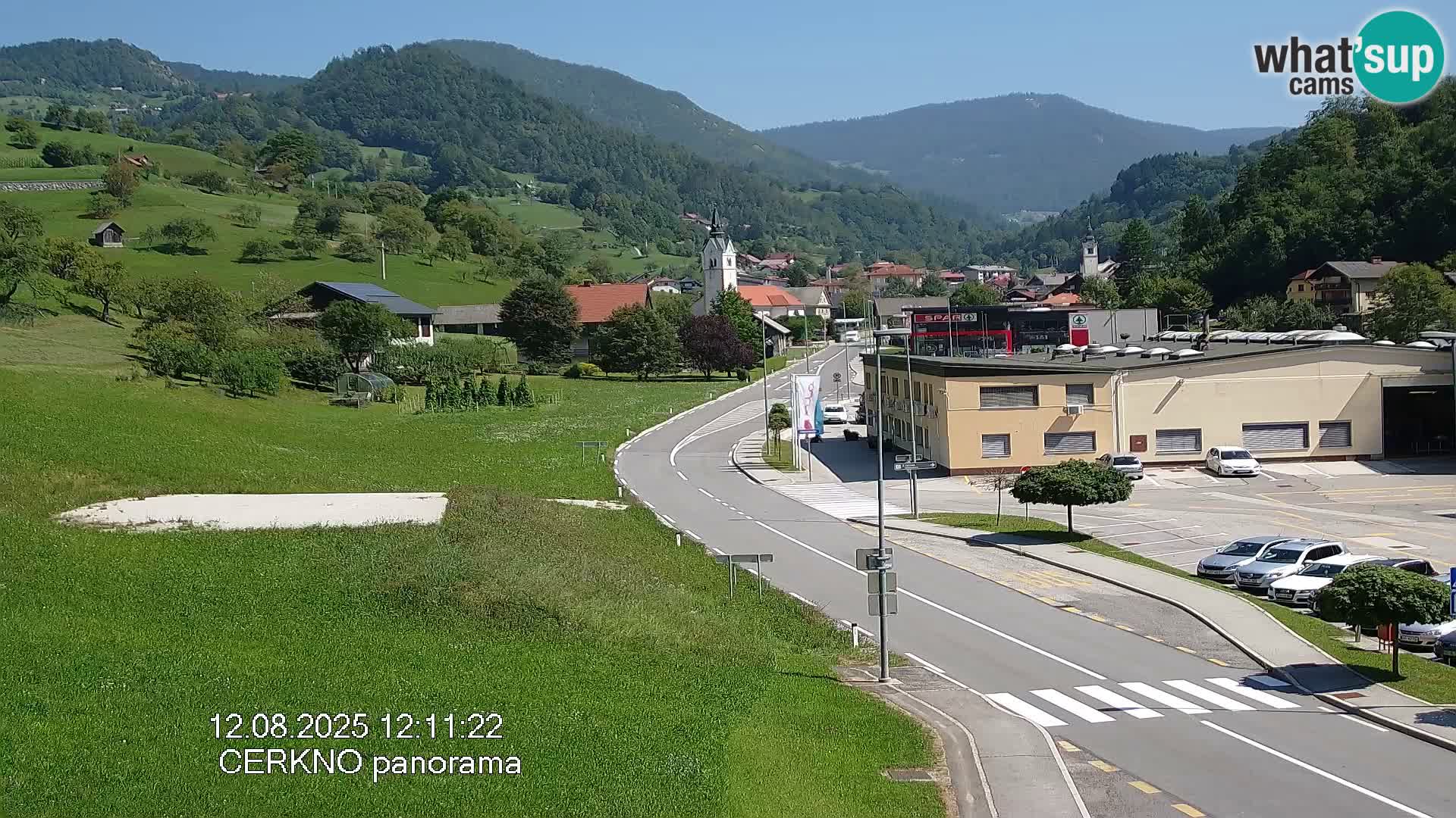 Cerkno ulaz u grad – Kamera uživo