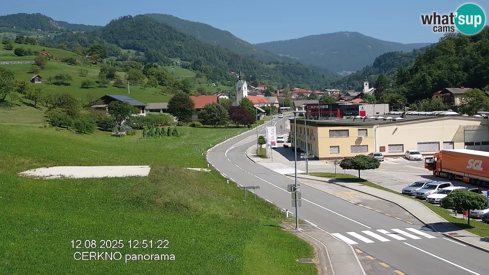 Cerkno Stadteingang Live-Webcam