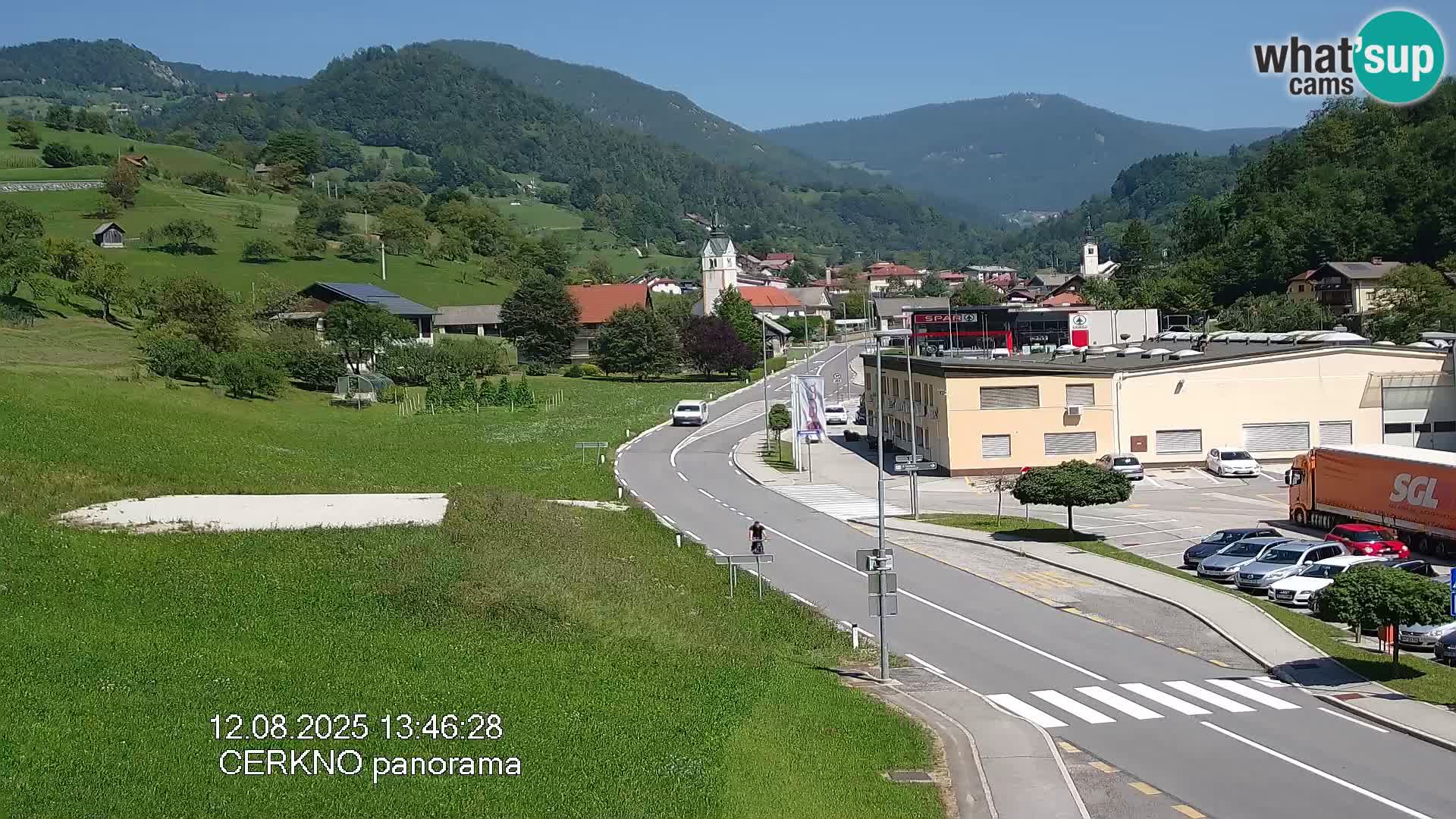 Cerkno Stadteingang Live-Webcam