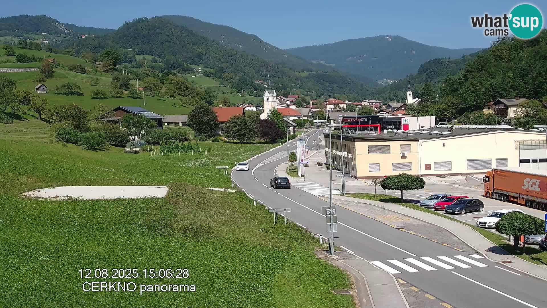 Cerkno Stadteingang Live-Webcam