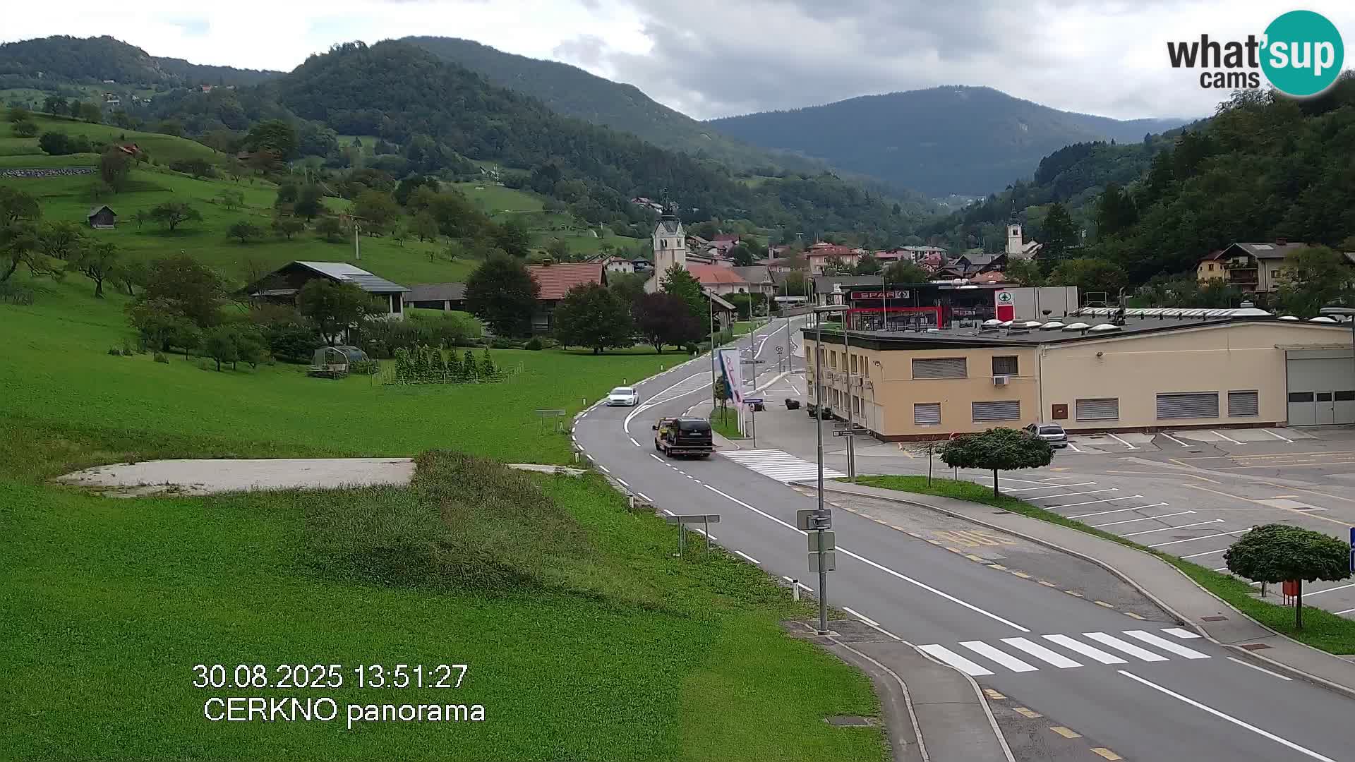 Cerkno Stadteingang Live-Webcam