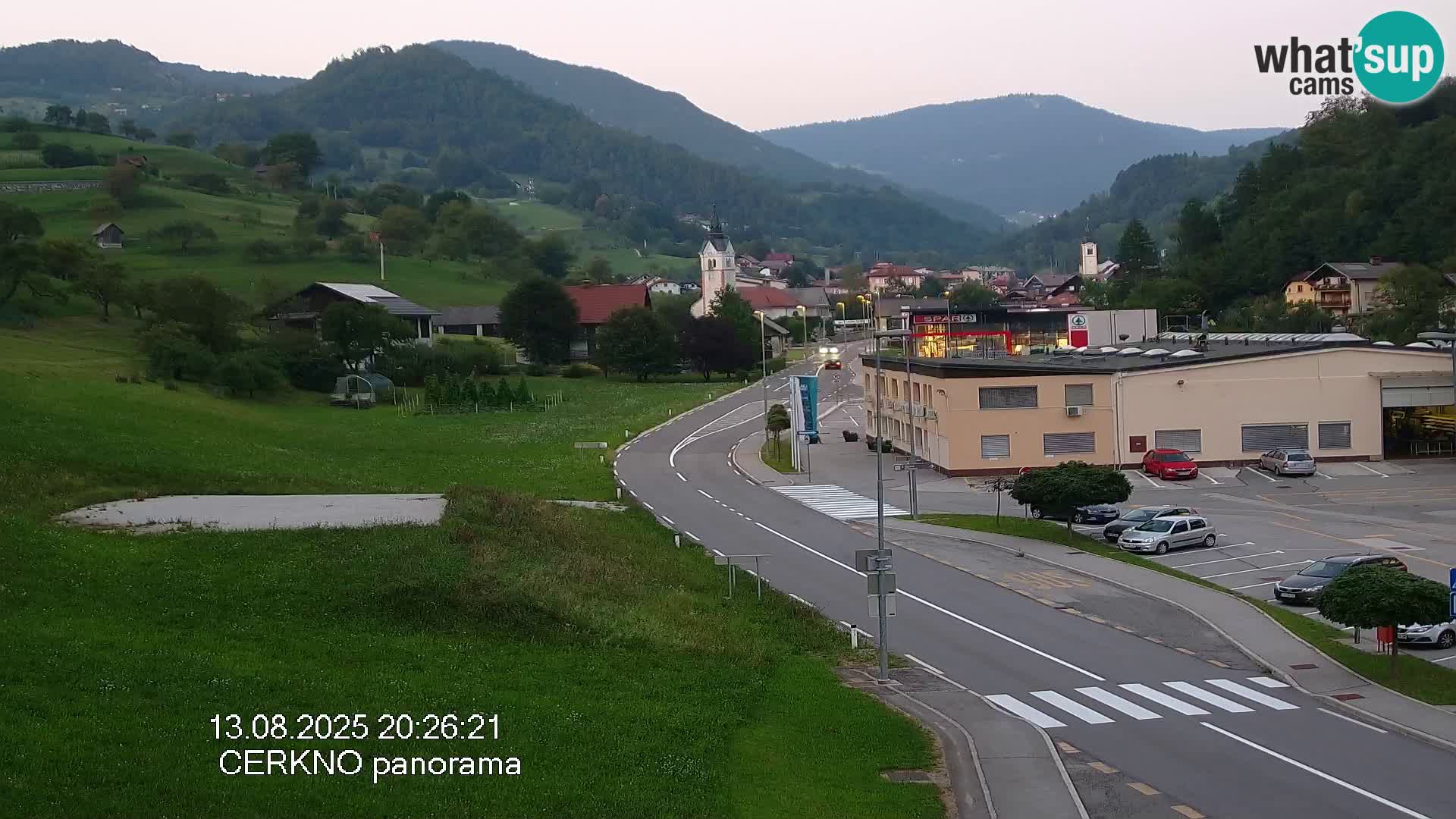Cerkno Stadteingang Live-Webcam