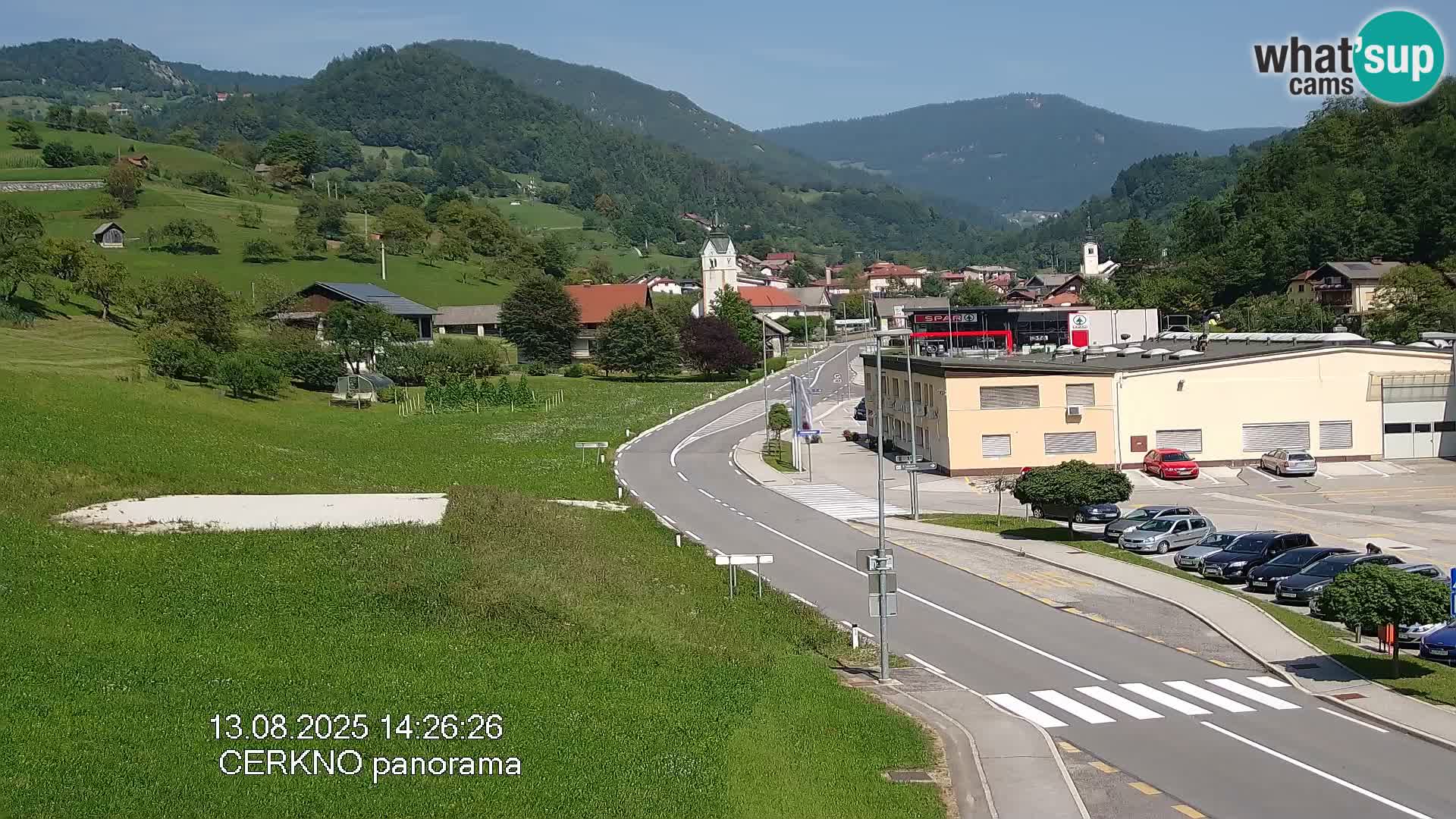 Cerkno ulaz u grad – Kamera uživo
