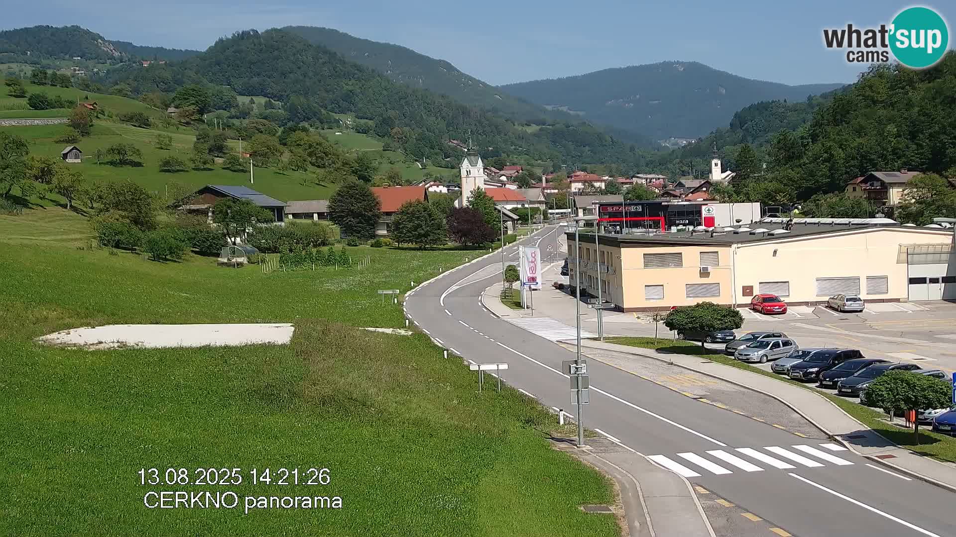 Cerkno ulaz u grad – Kamera uživo