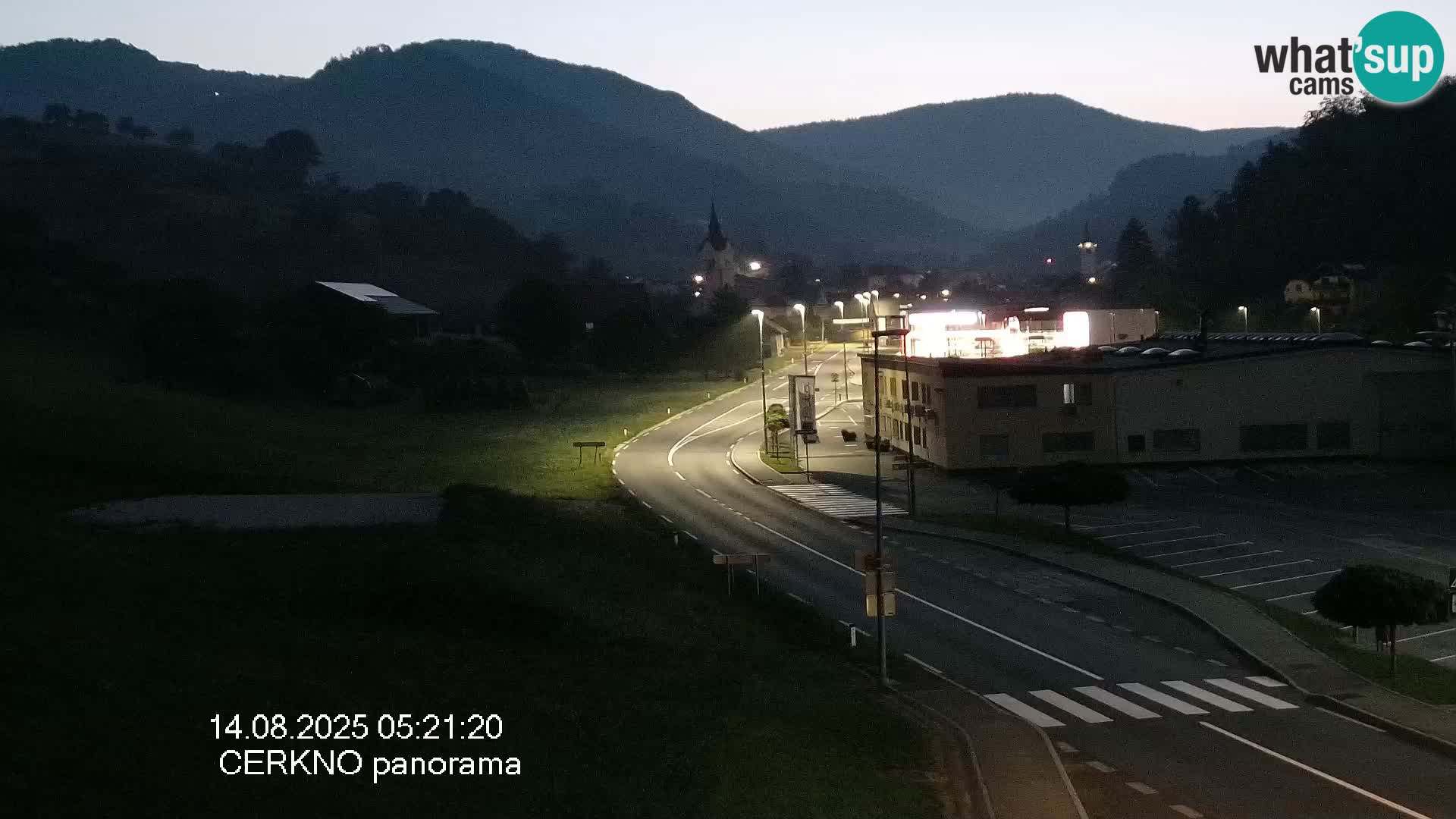 Cerkno ulaz u grad – Kamera uživo
