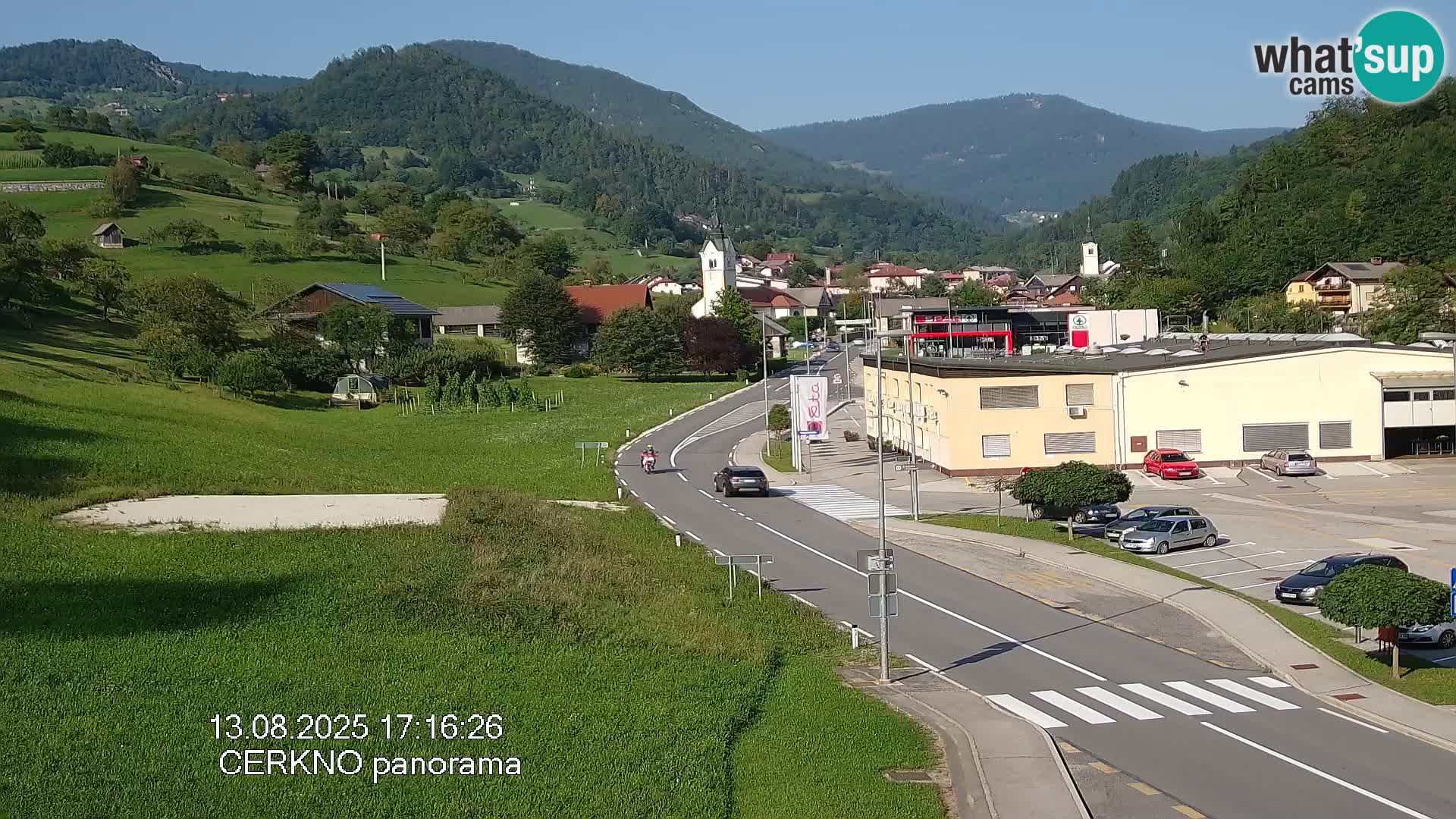 Cerkno Stadteingang Live-Webcam