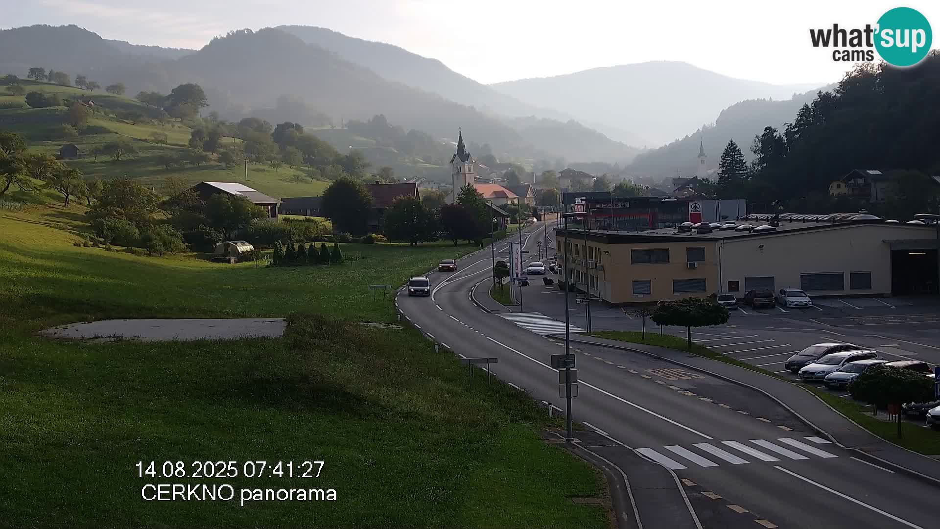 Cerkno Stadteingang Live-Webcam