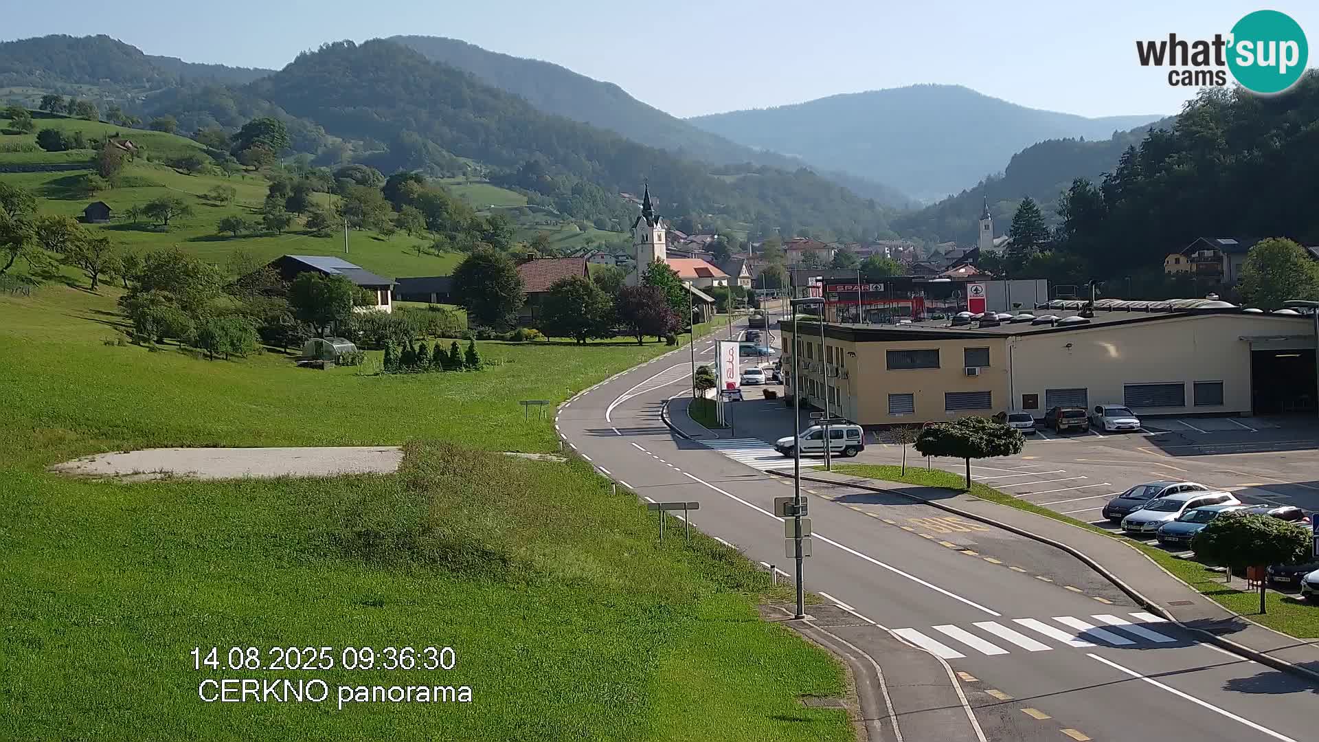Cerkno Stadteingang Live-Webcam