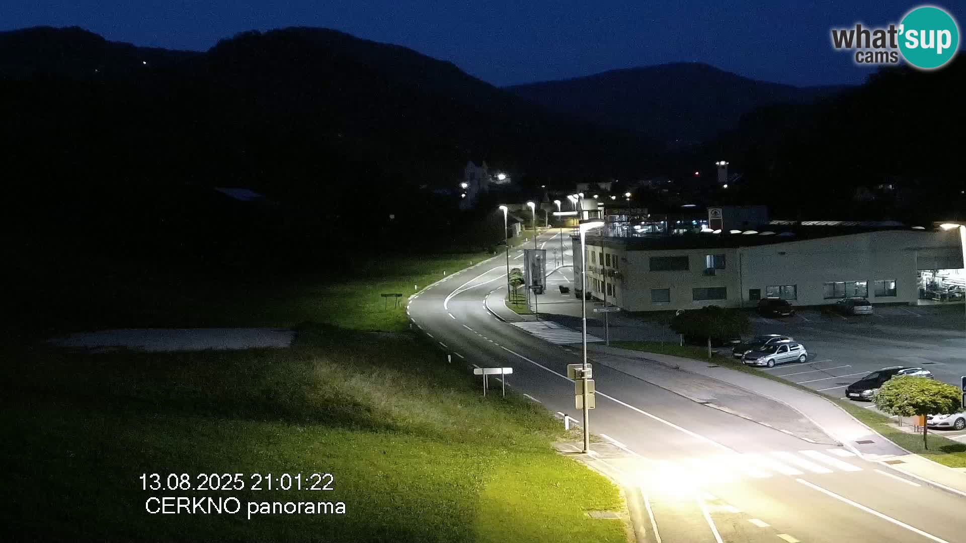 Webcam en direct – Entrée de la ville de Cerkno