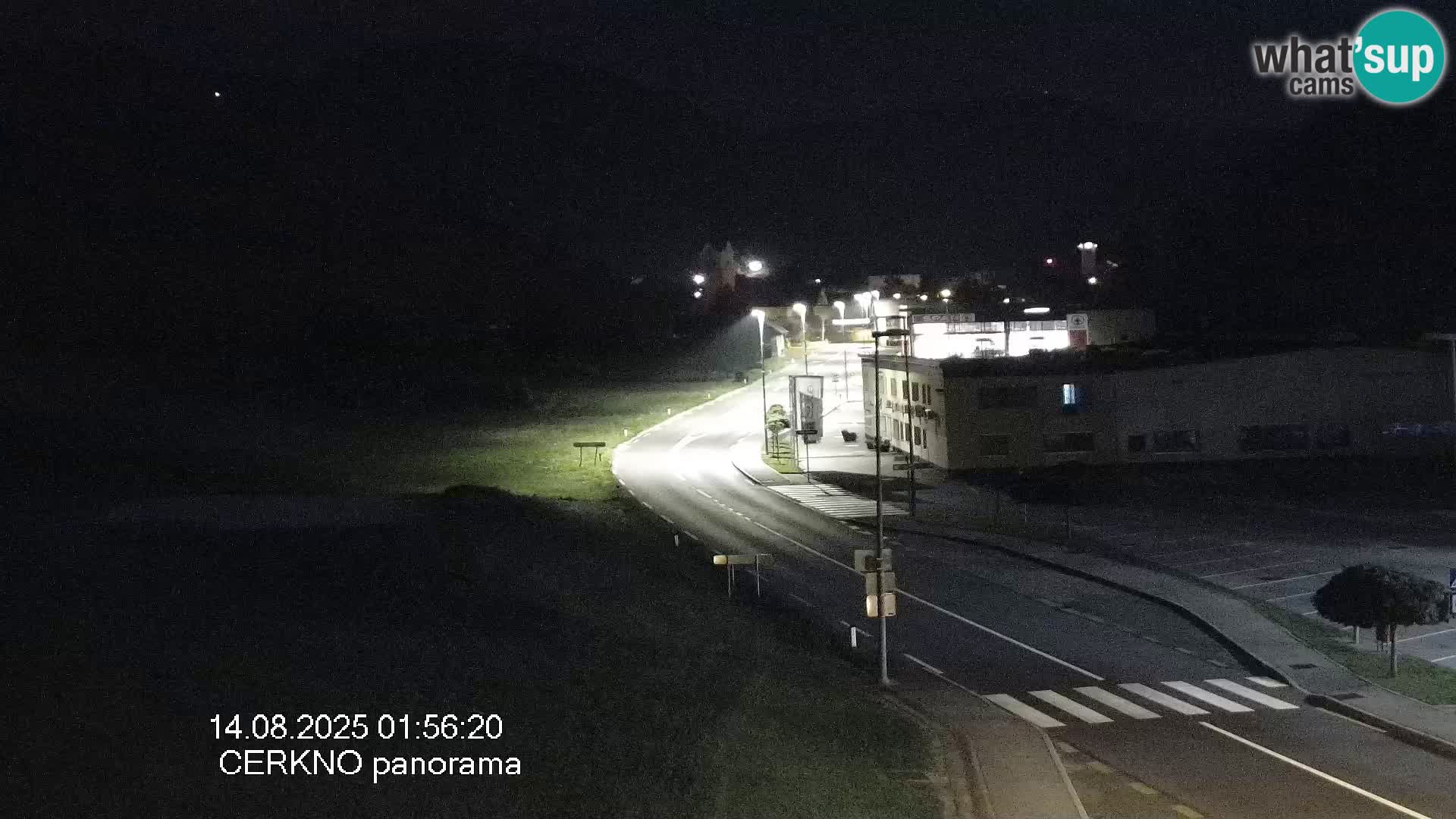 Cerkno entrada a la ciudad Webcam en vivo