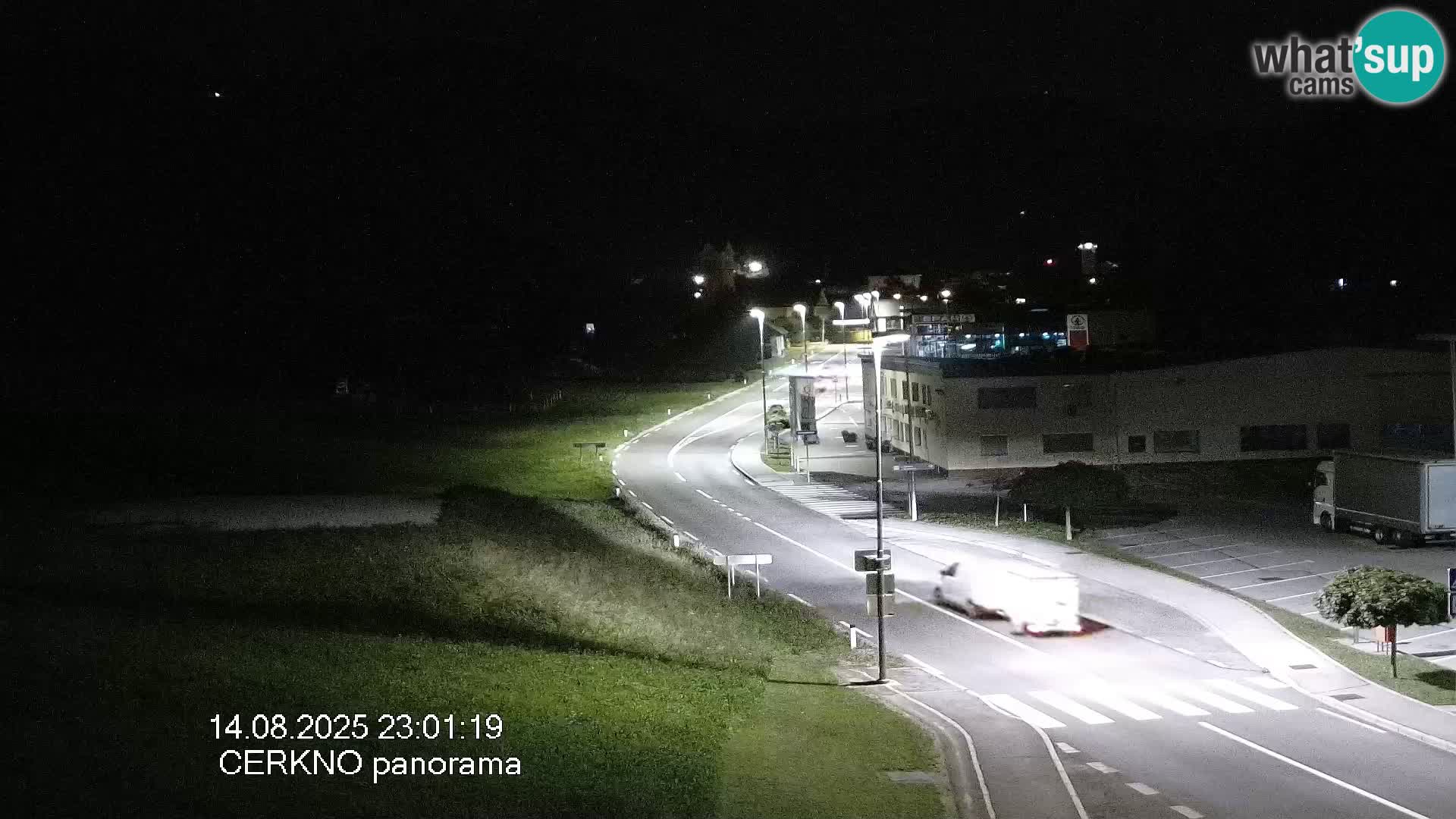 Webcam en direct – Entrée de la ville de Cerkno