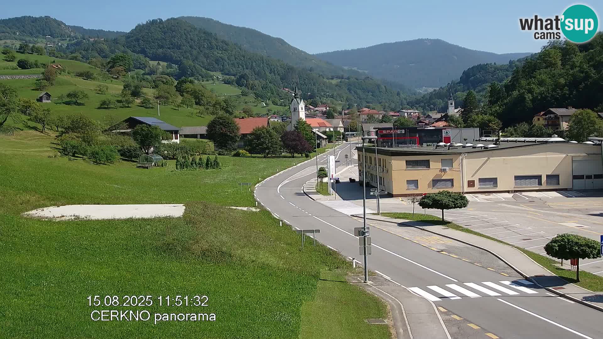 Cerkno Stadteingang Live-Webcam