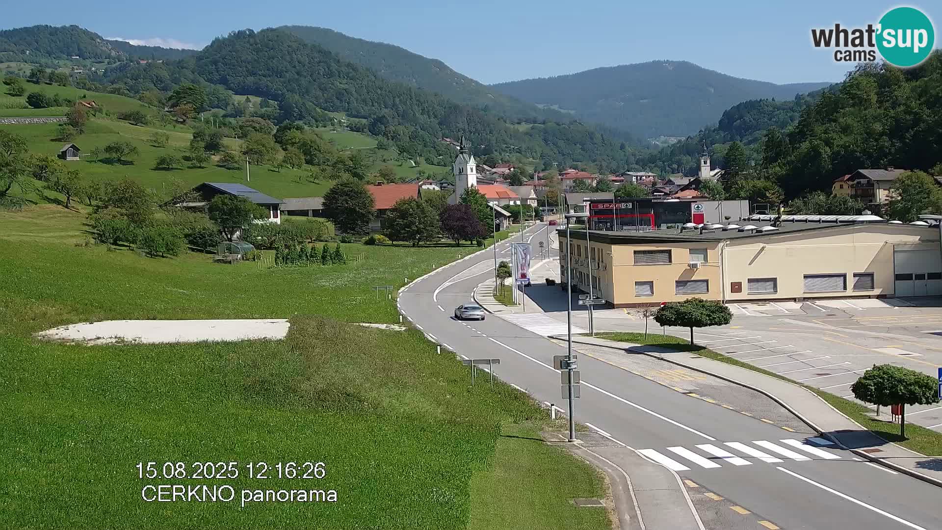 Cerkno Stadteingang Live-Webcam