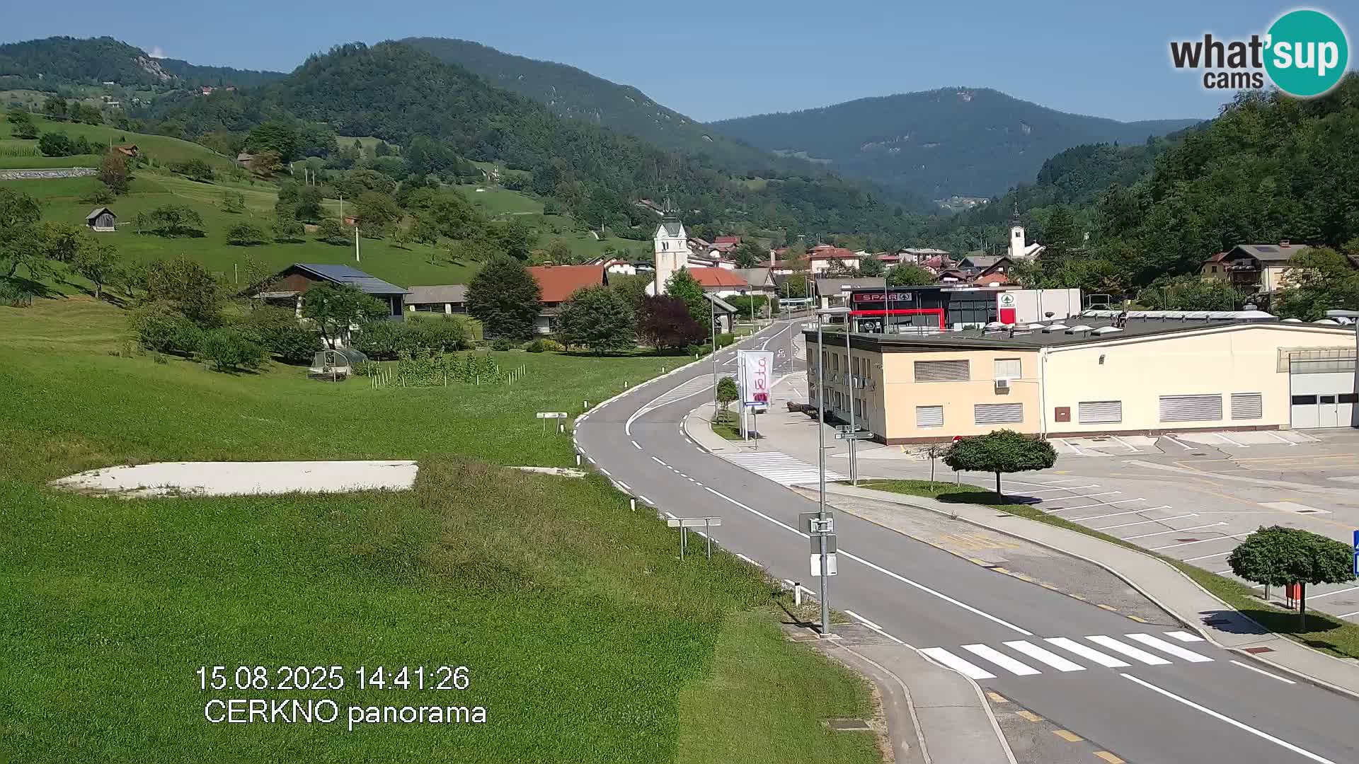 Cerkno ulaz u grad – Kamera uživo