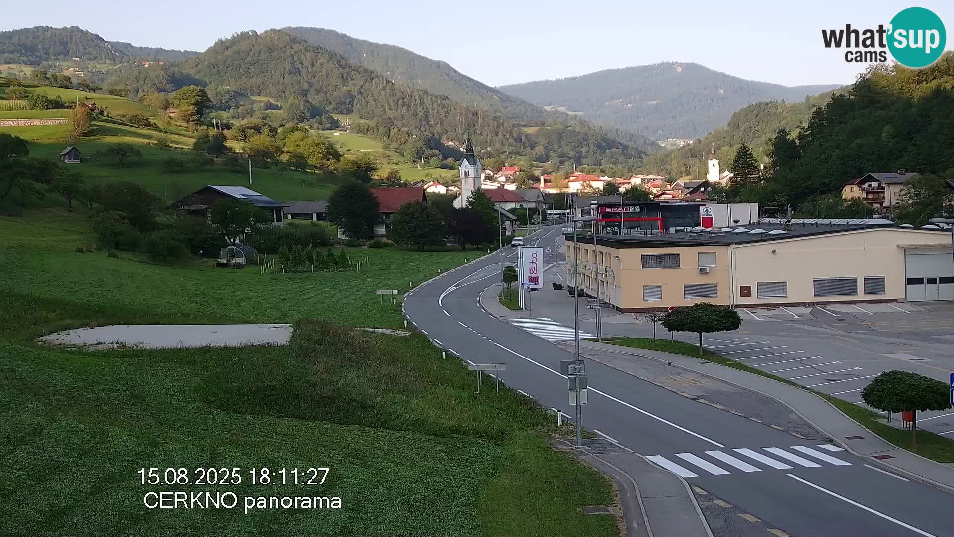 Cerkno ulaz u grad – Kamera uživo