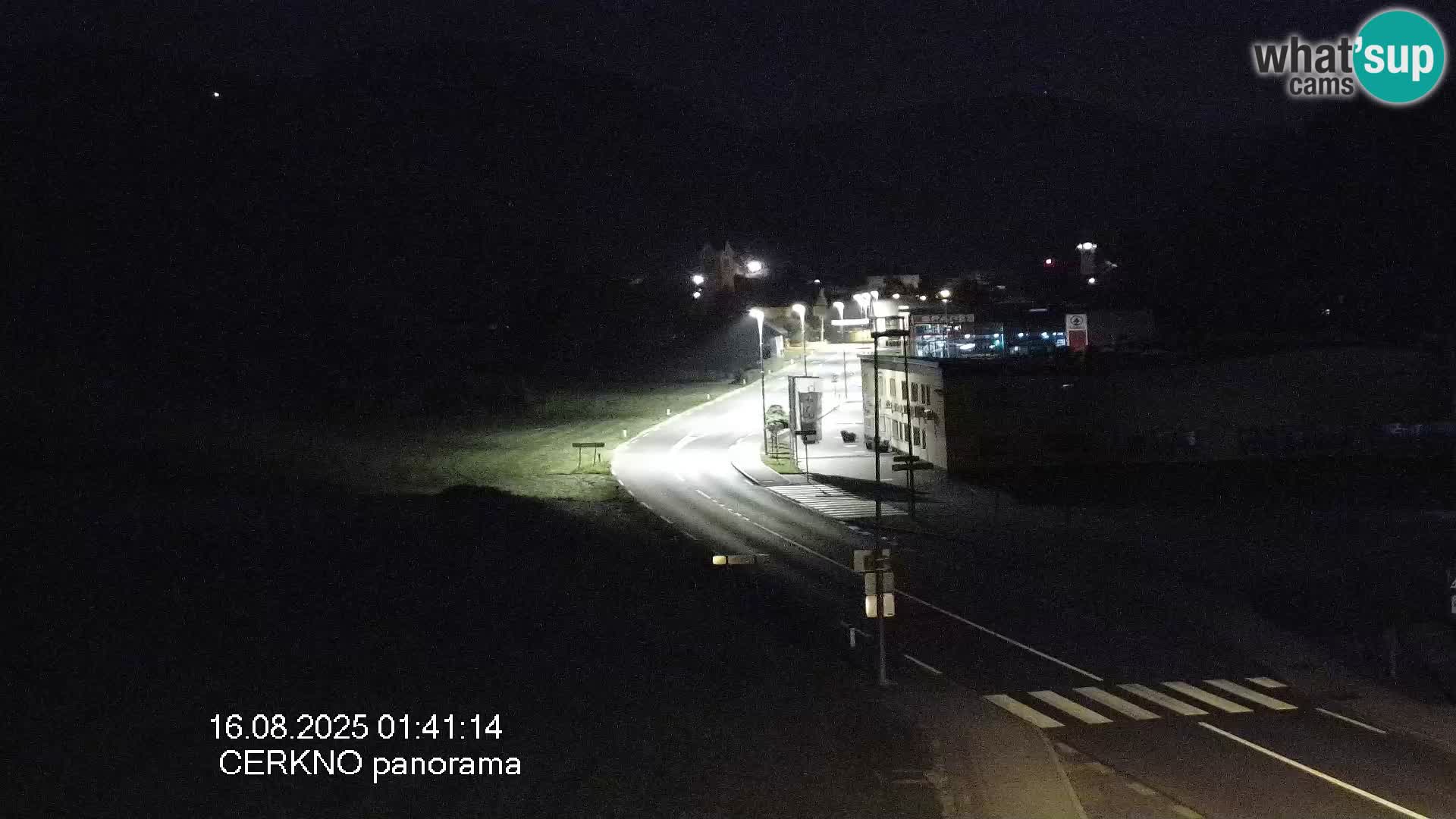 Webcam en direct – Entrée de la ville de Cerkno